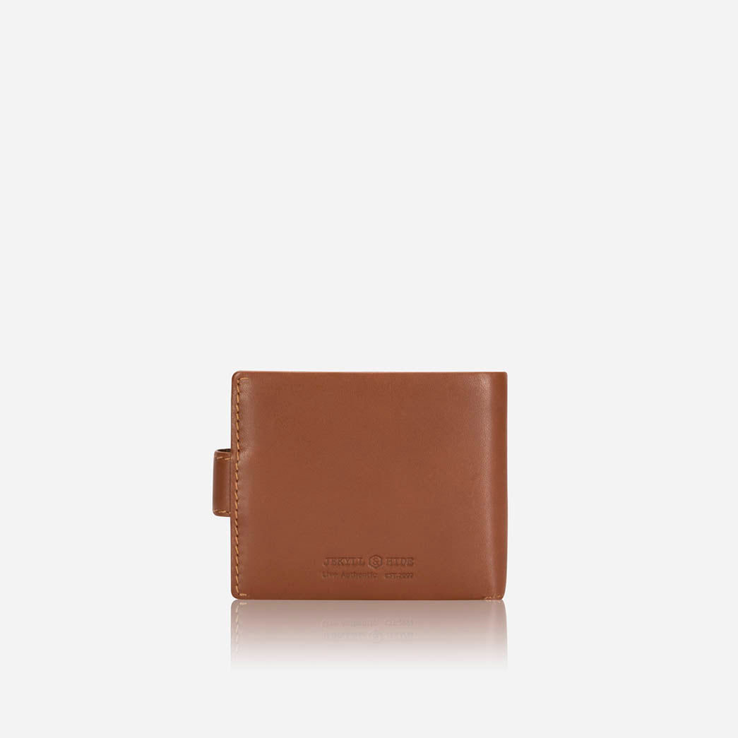 Bifold Wallet With Coin And ID Window, Mocha