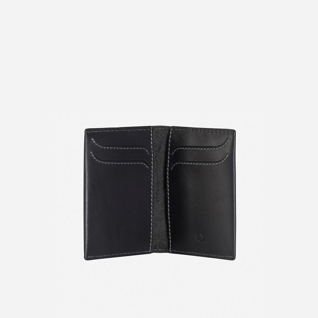 Slim Bifold Card Holder, Black