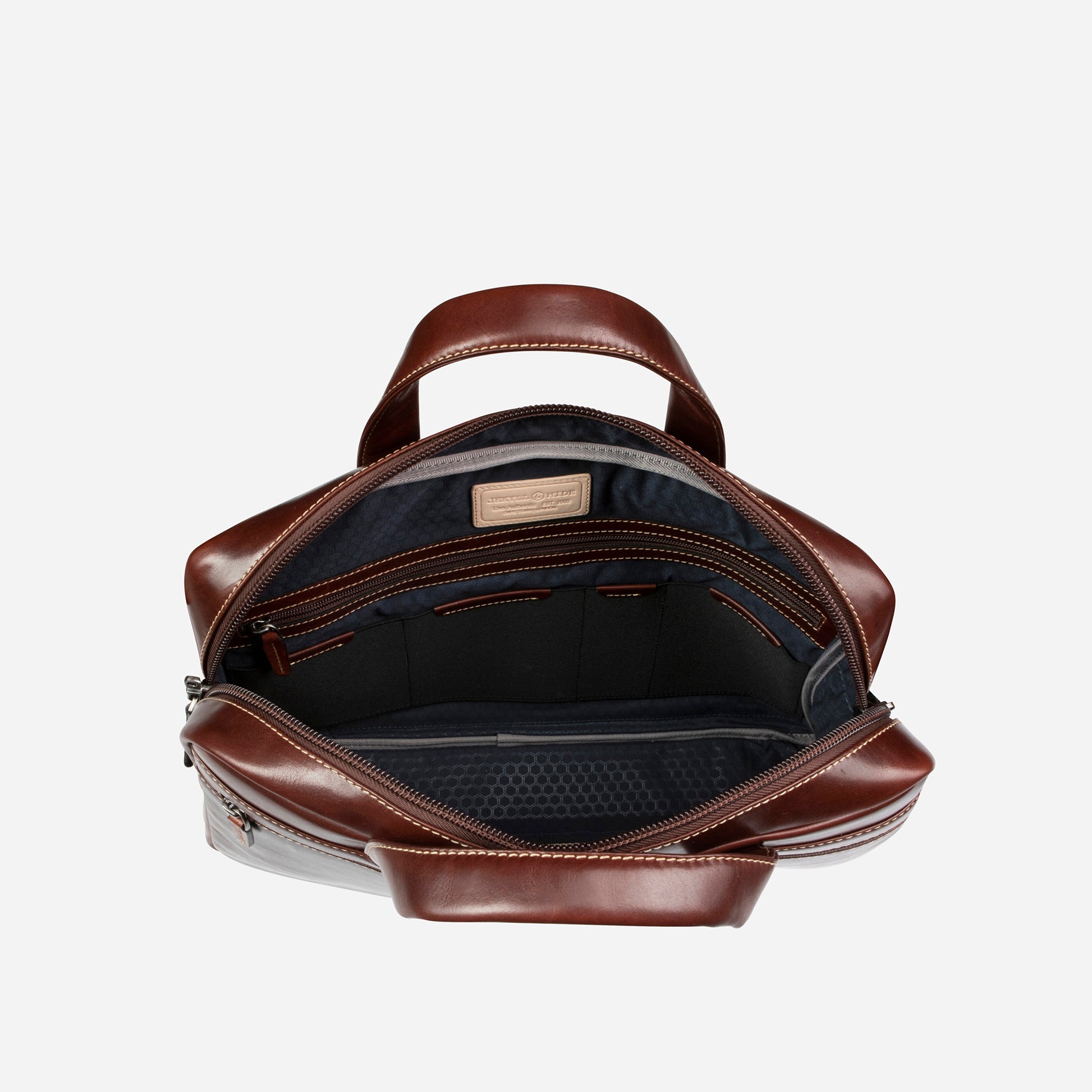 Medium Laptop Briefcase, Mocha