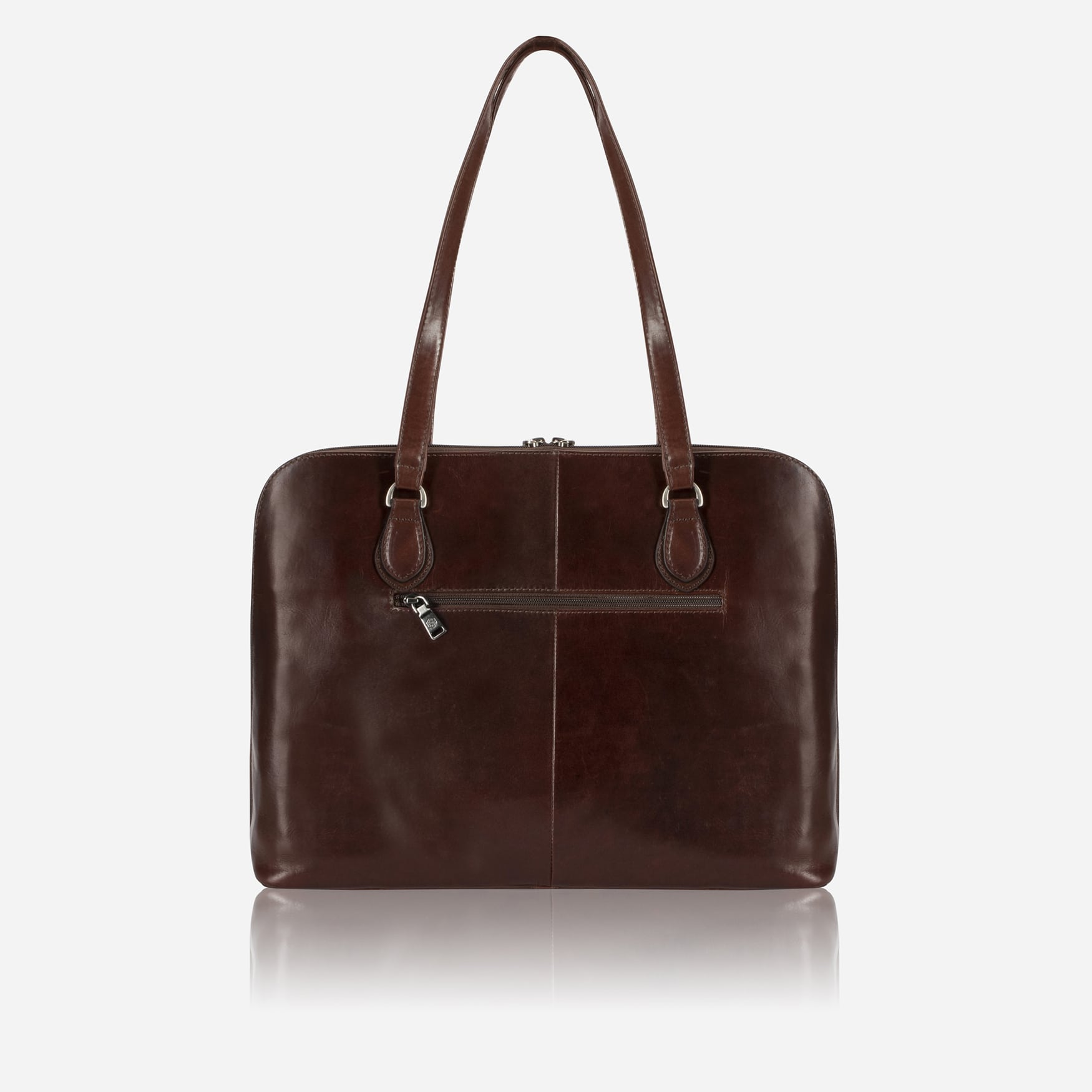 Ladies Laptop Handbag, Tobacco