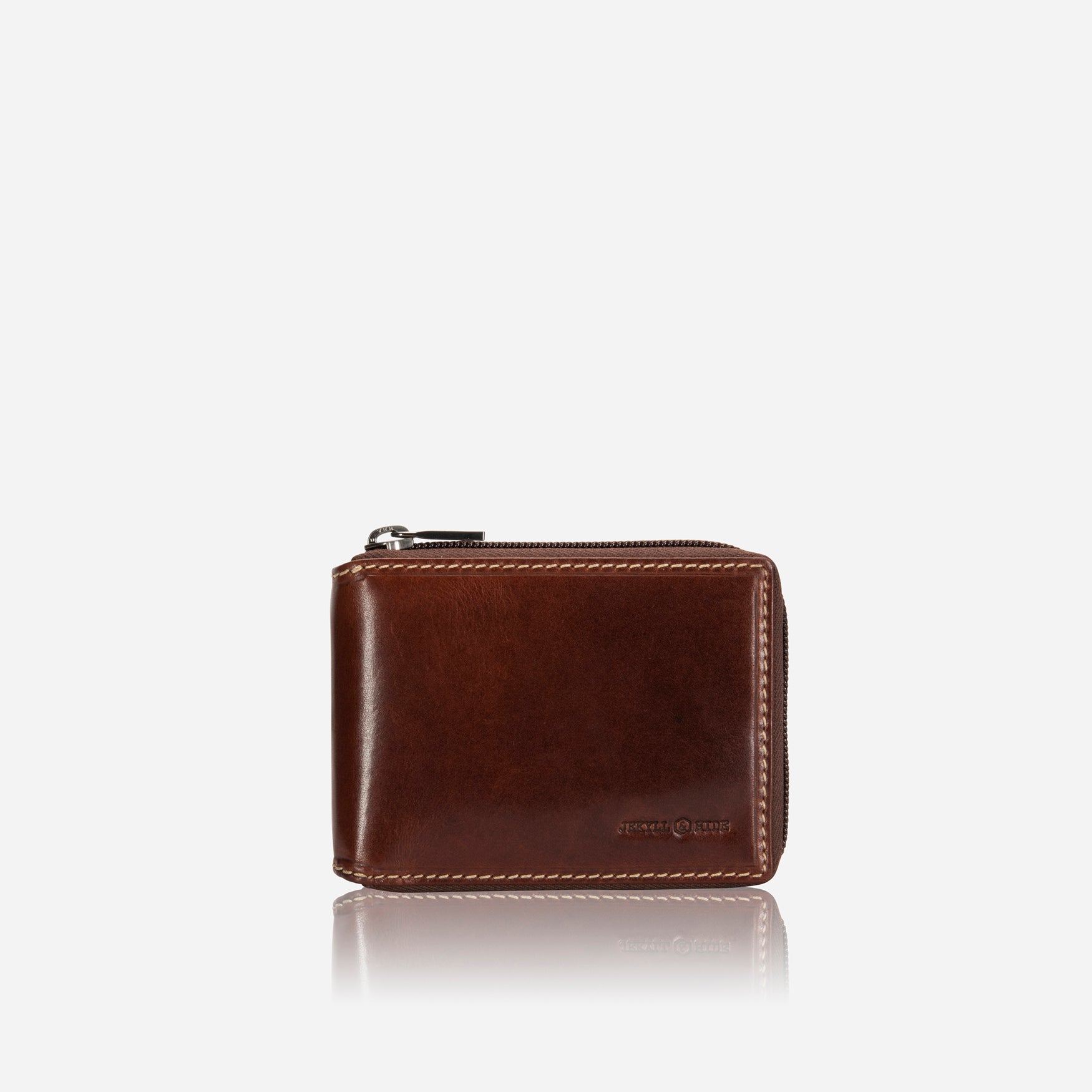 Zip Around Coin Wallet, Mocha