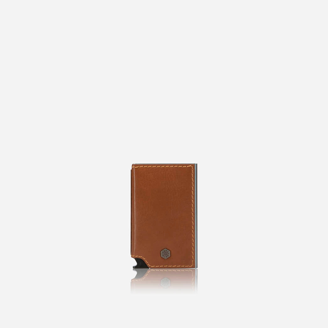 Slim Card Slide Wallet, Mocha