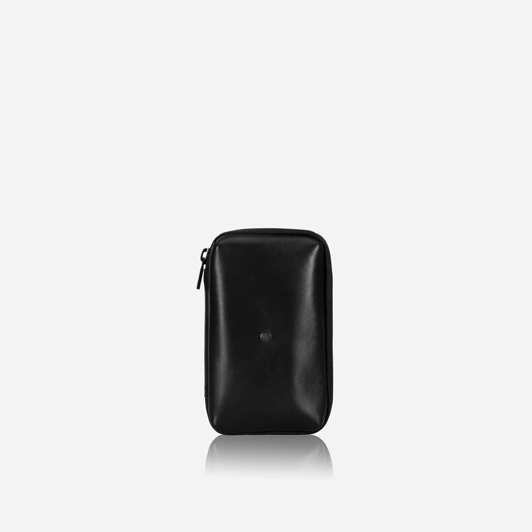 Zip Around Cable Pouch, Black