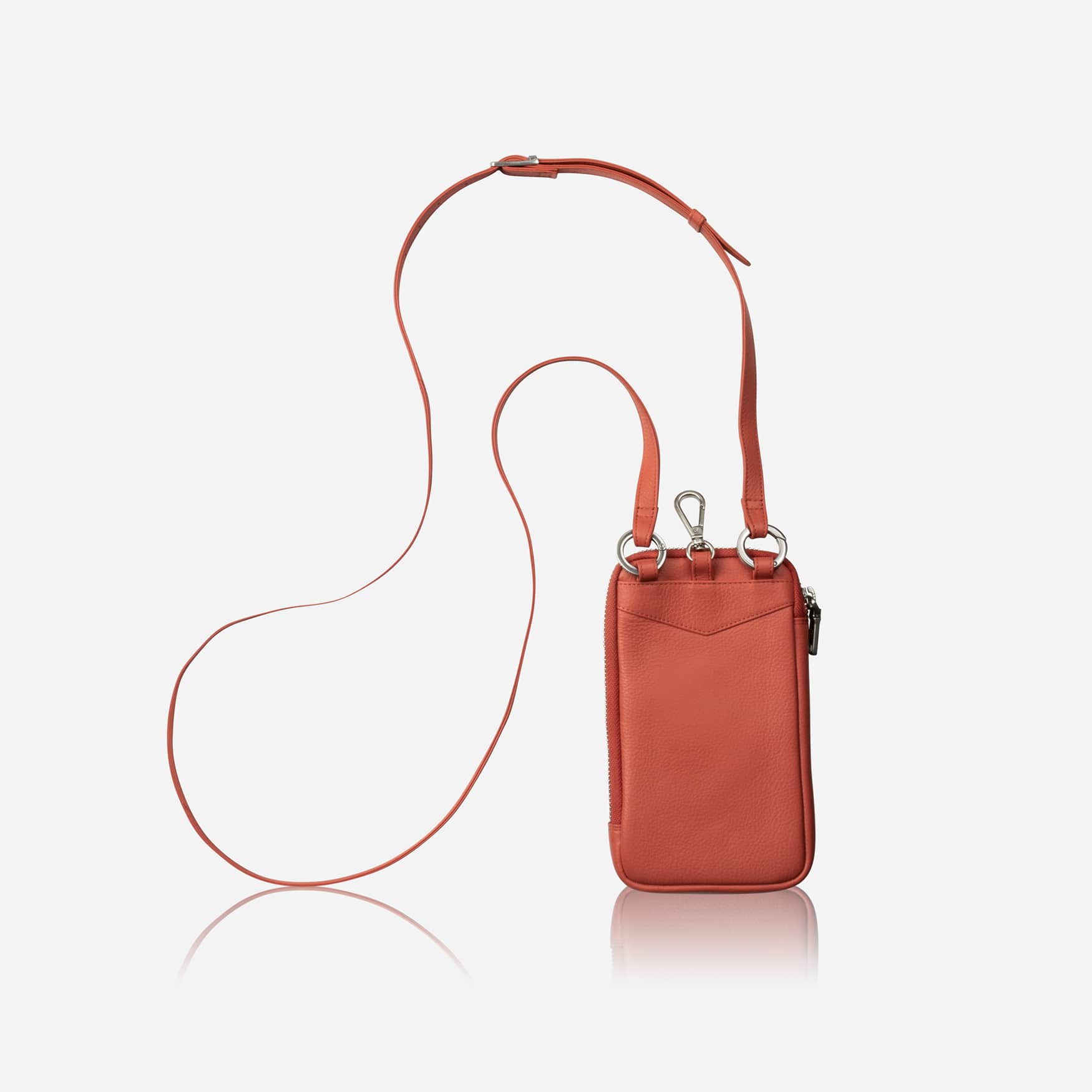 Mobile Phone Pouch With Strap, Apricot