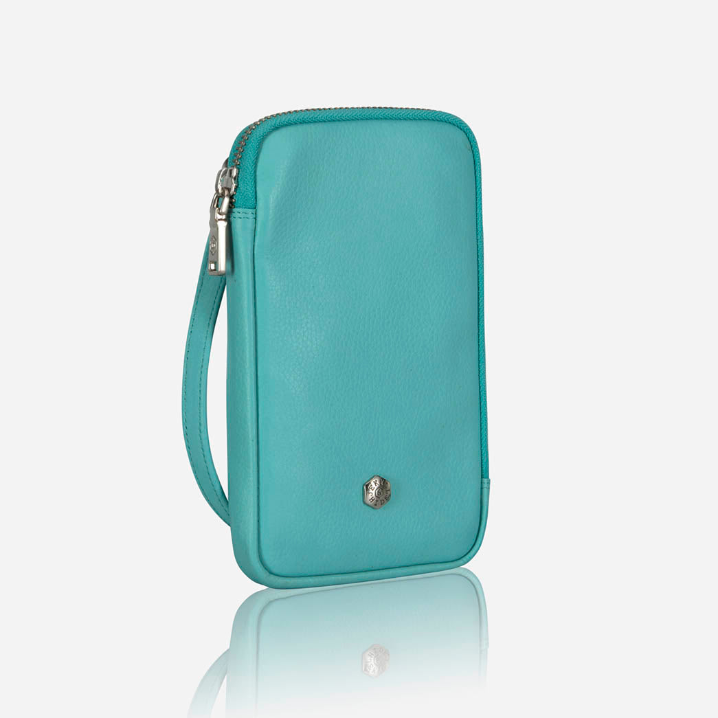 Mobile Phone Pouch With Strap, Apricot