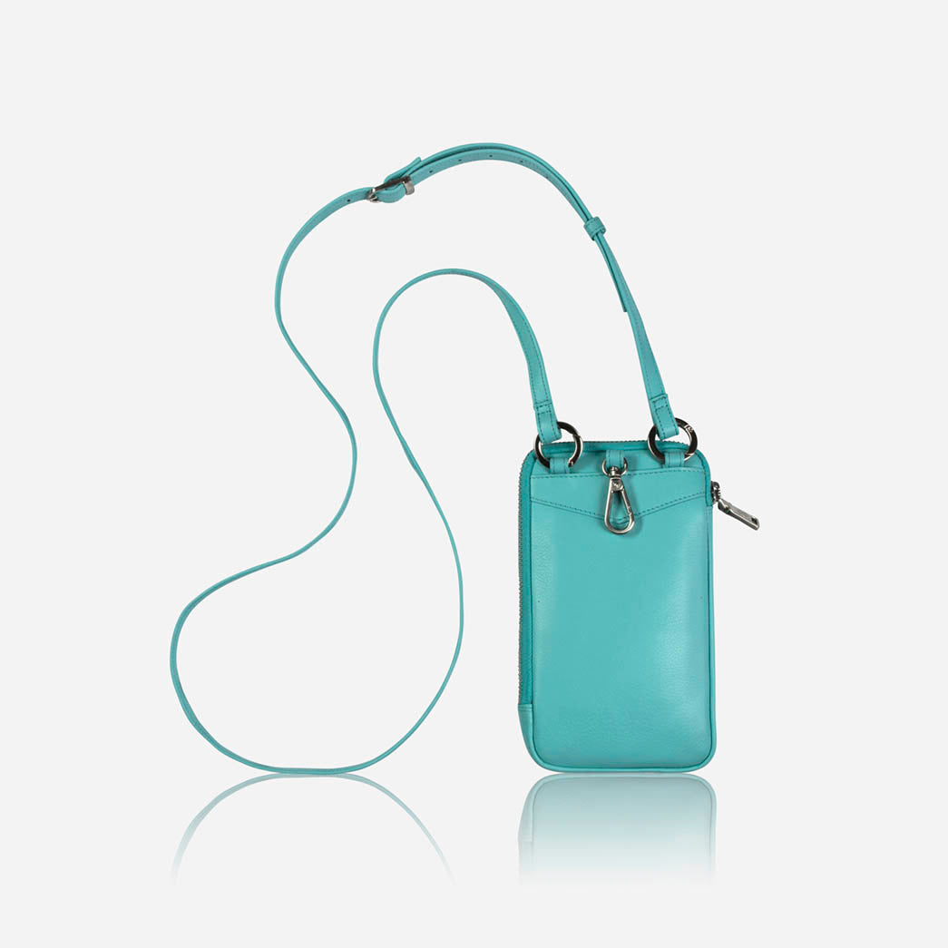 Mobile Phone Pouch With Strap, Apricot