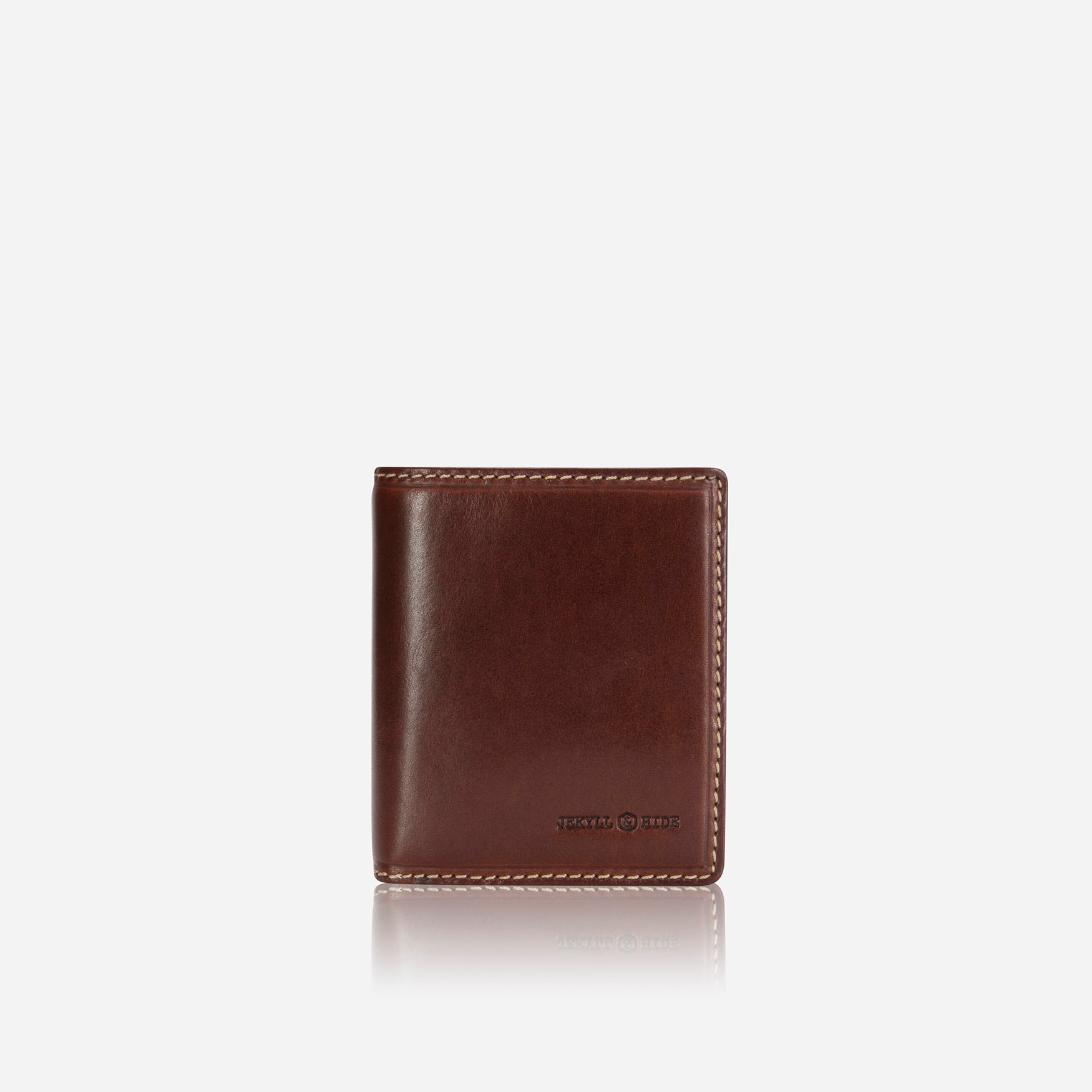 Large Bifold Wallet With ID Window, Mocha