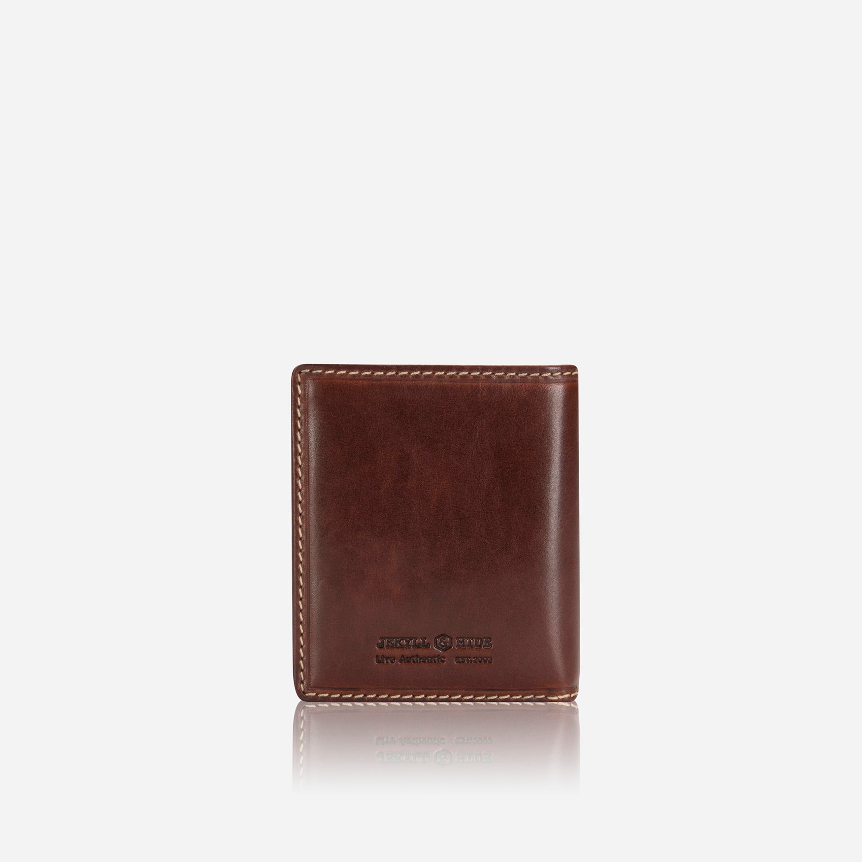 Large Bifold Wallet With ID Window, Mocha