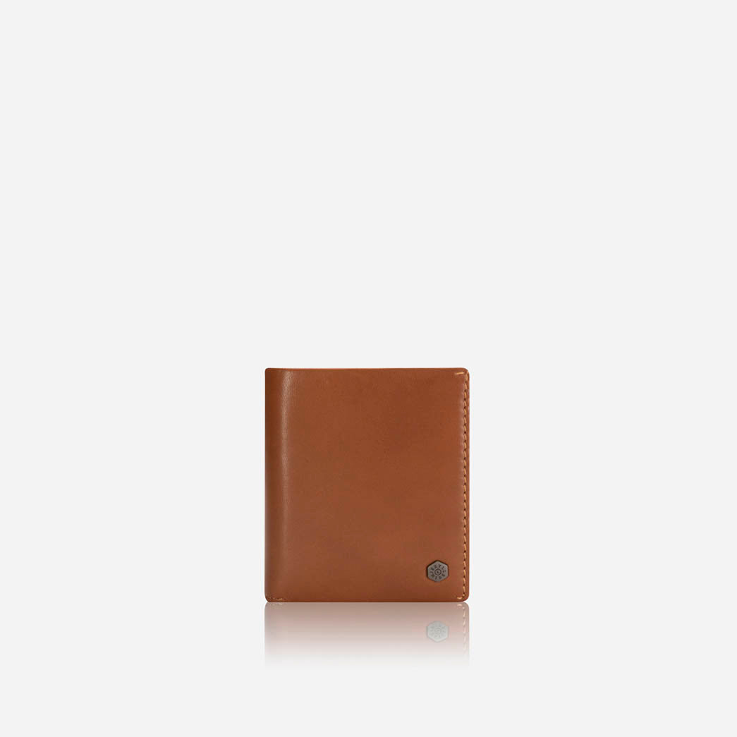 Large Bifold Wallet With ID Window, Tan