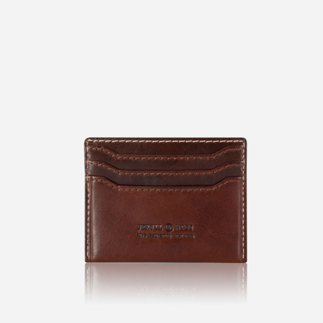 Slim Card Holder, Mocha