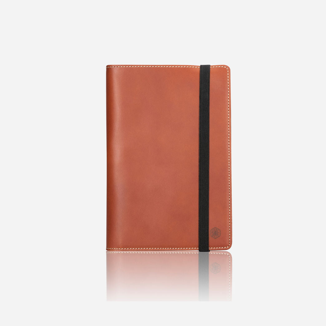 Leather A5 Notebook Cover, Tan