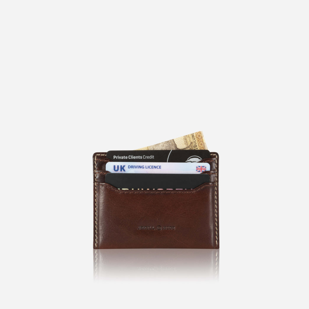 Slim Card Holder, Mocha