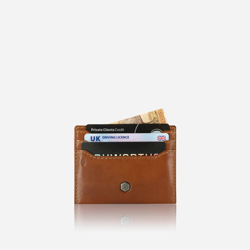 Slim Card Holder, Tan