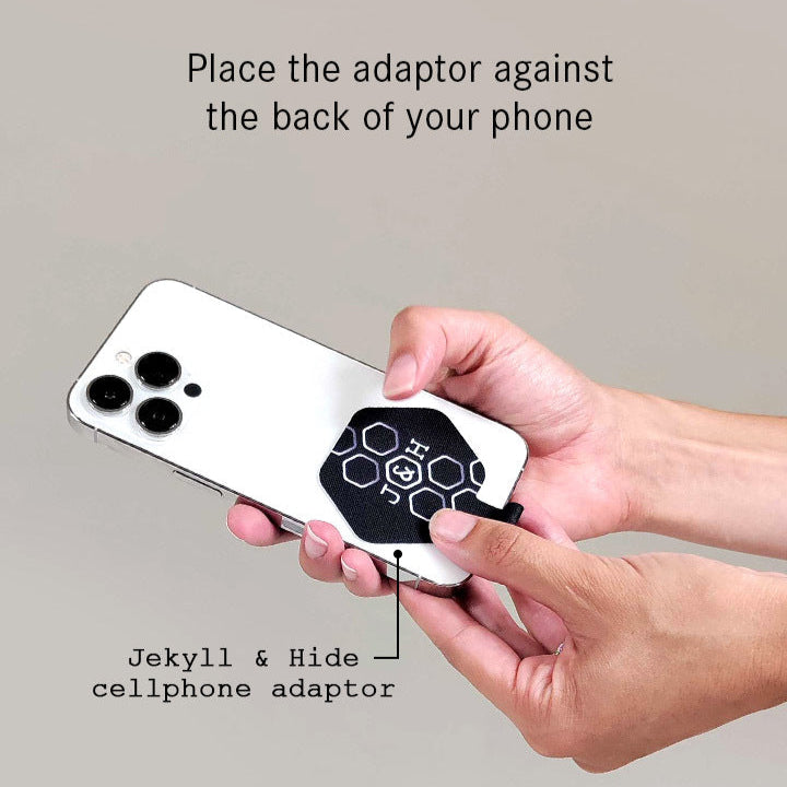 Mobile Phone Adaptor Set, Black Strap