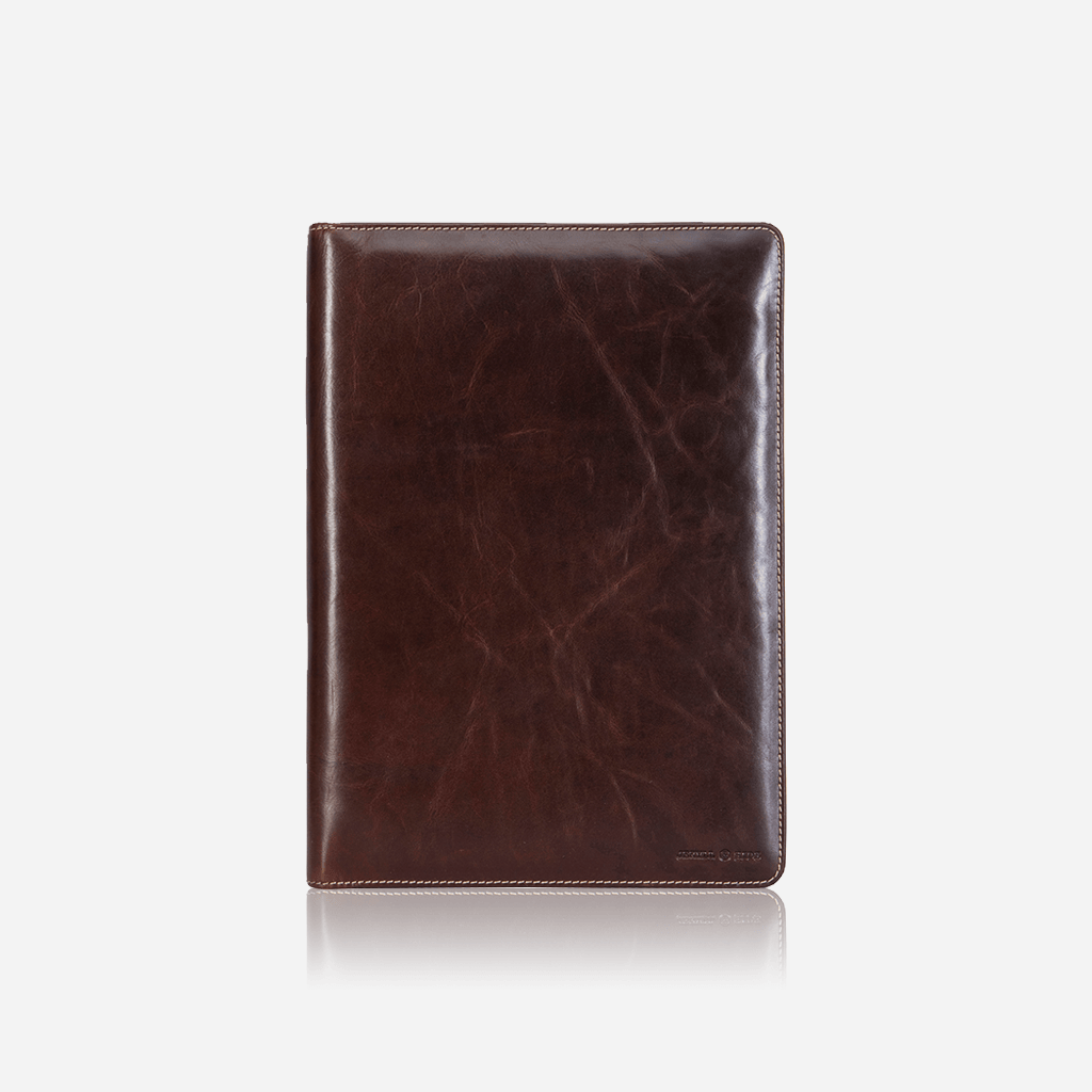 A4 Zip Around Folder, Coffee - Jekyll and Hide UK