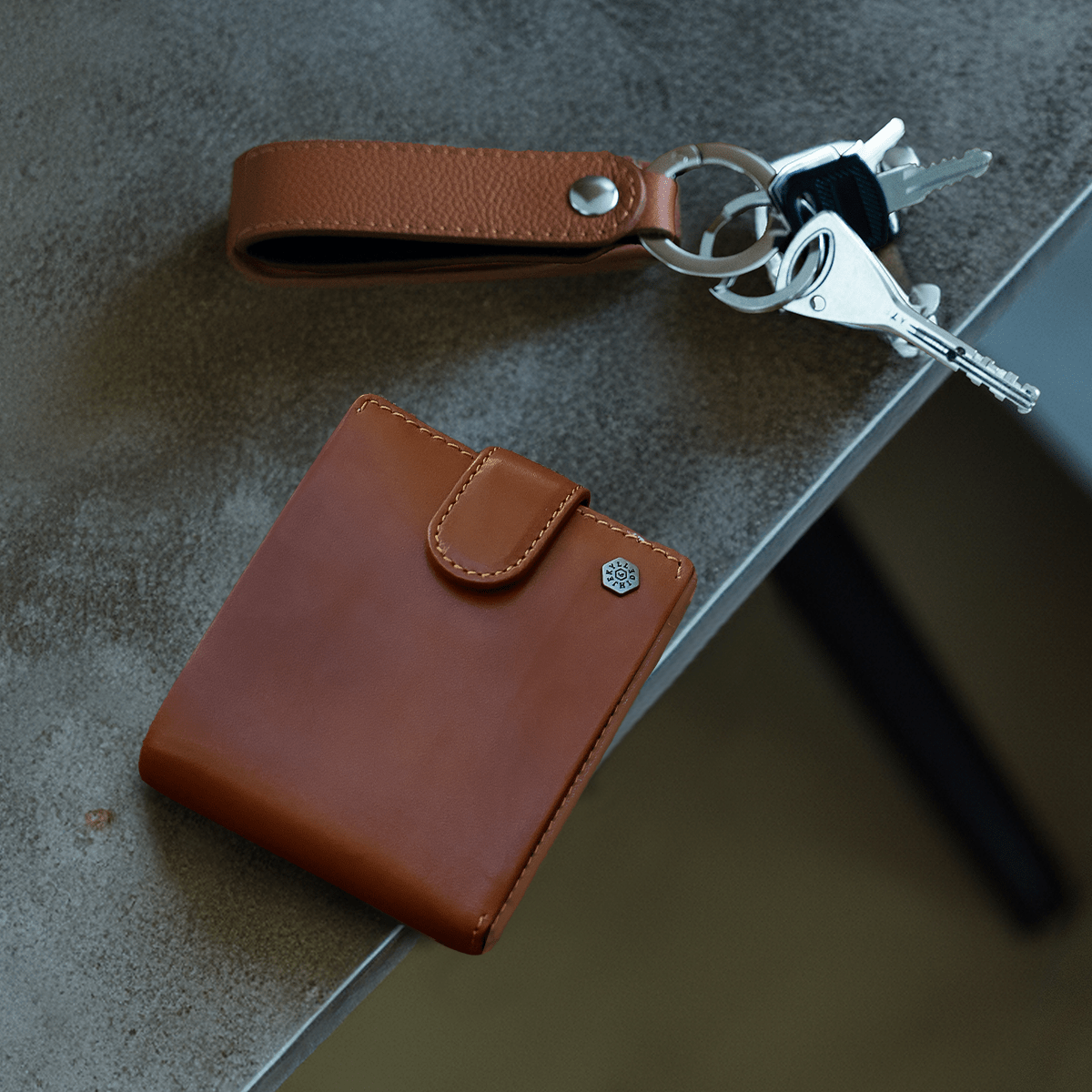 Bifold Wallet With Coin And ID Window,Wallet,Jekyll & Hide,Tan,,