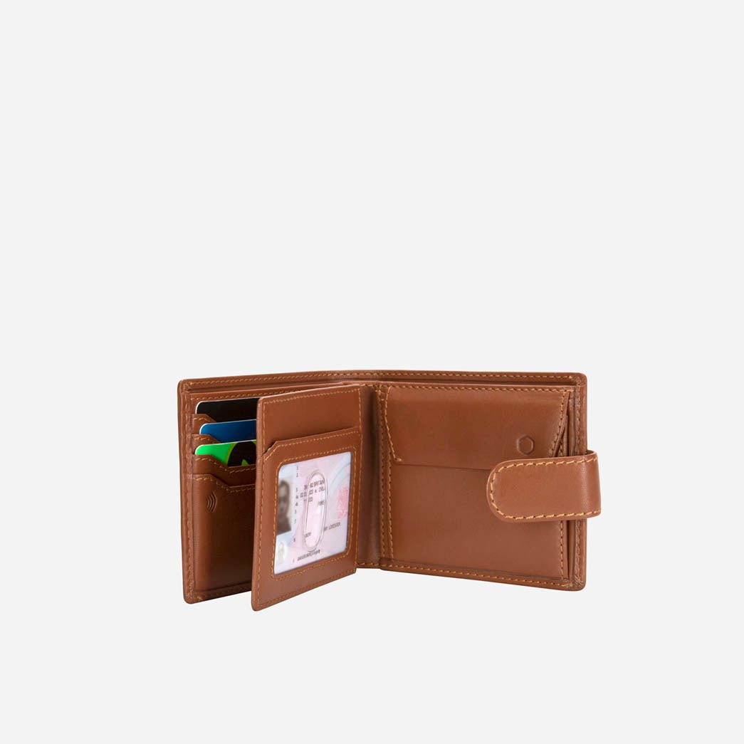 Bifold Wallet With Coin And ID Window