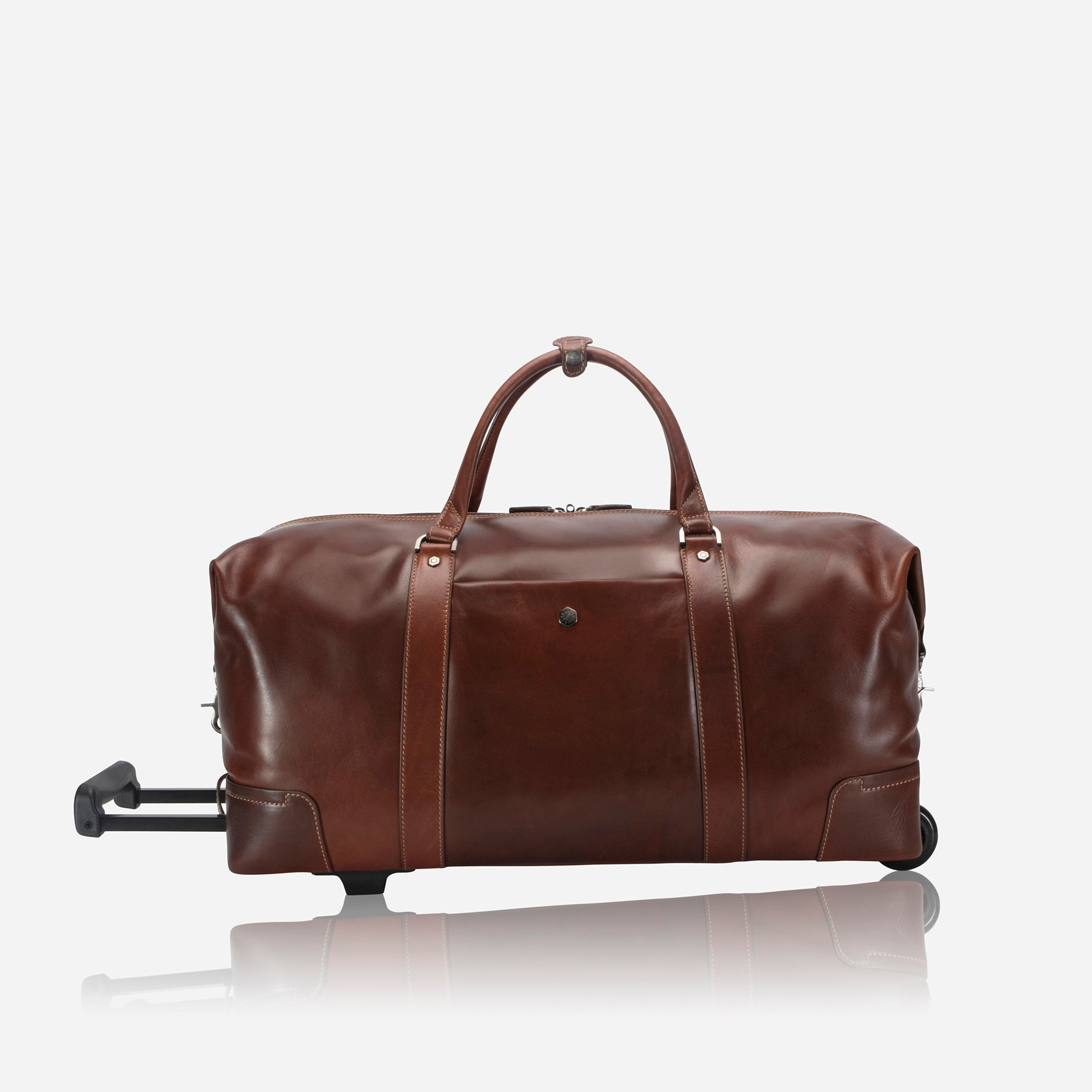 Cabin Wheeled Holdall 55cm, Tobacco,Holdall,Jekyll & Hide,Tobacco, back