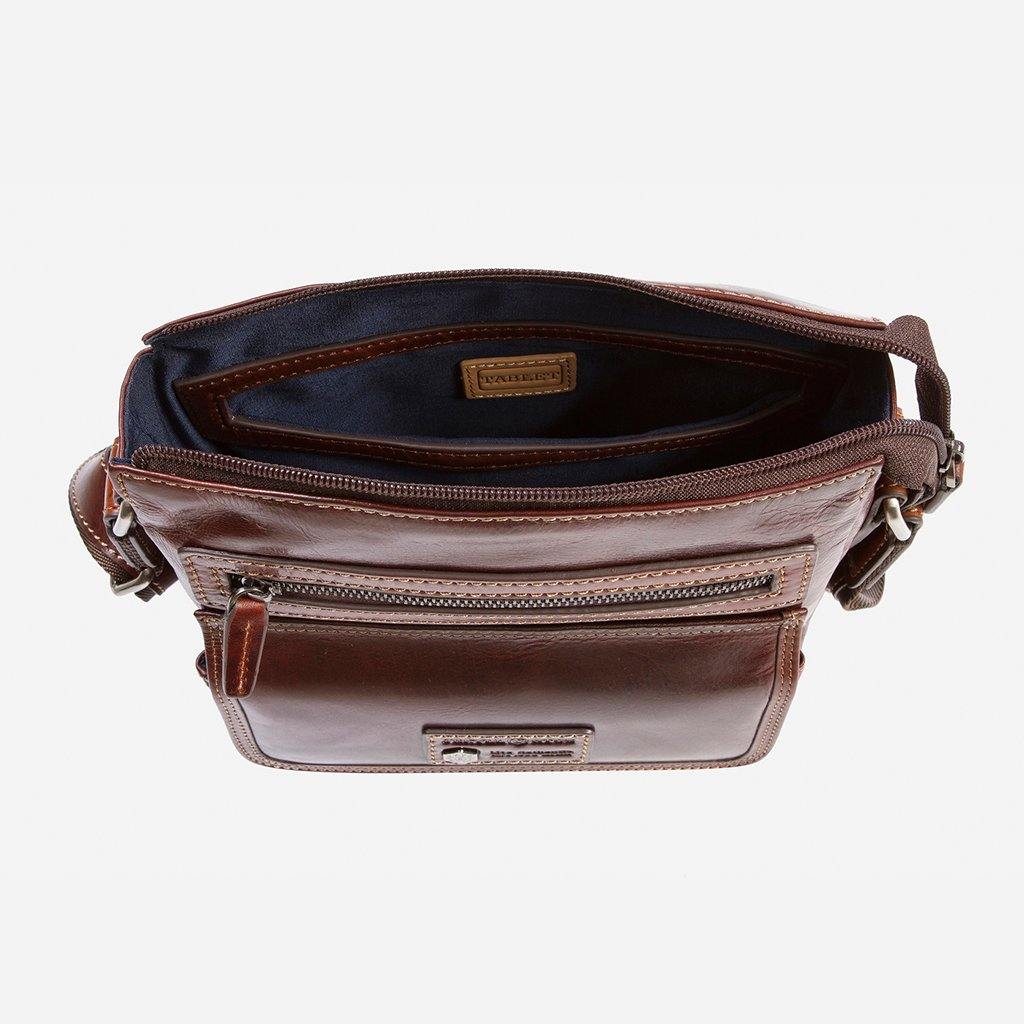 Crossbody Organiser Bag, Tobacco - Jekyll and Hide SA