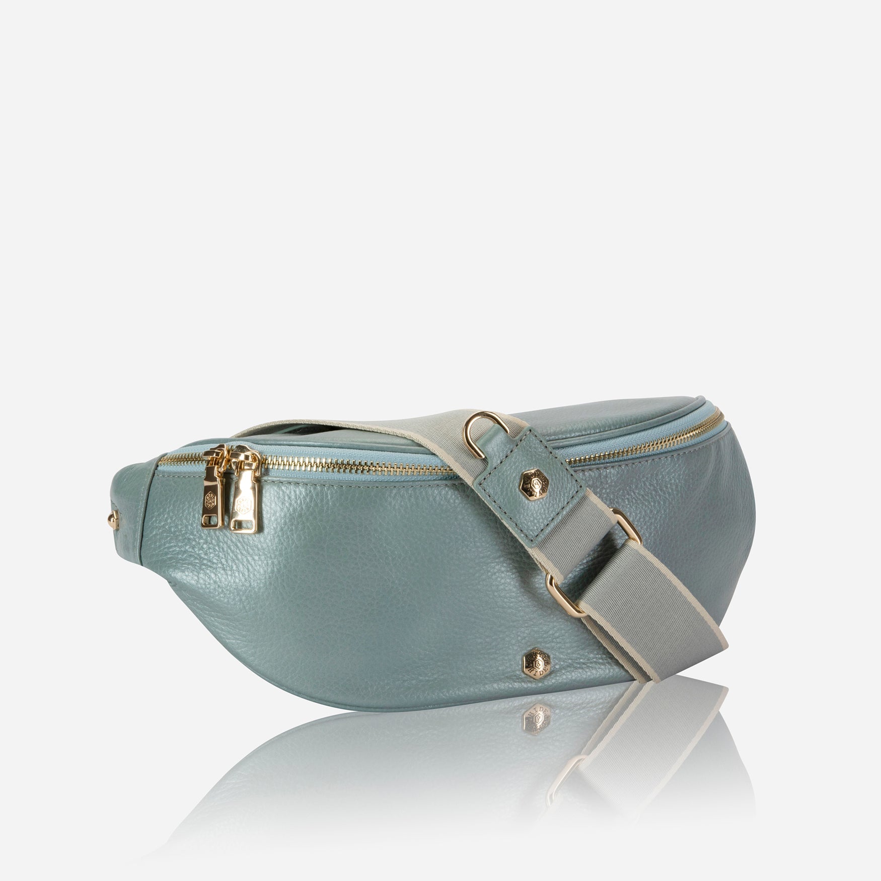 Geneva Ladies Leather Waist Bag,Waistbag,Jekyll & Hide,Midnight,,