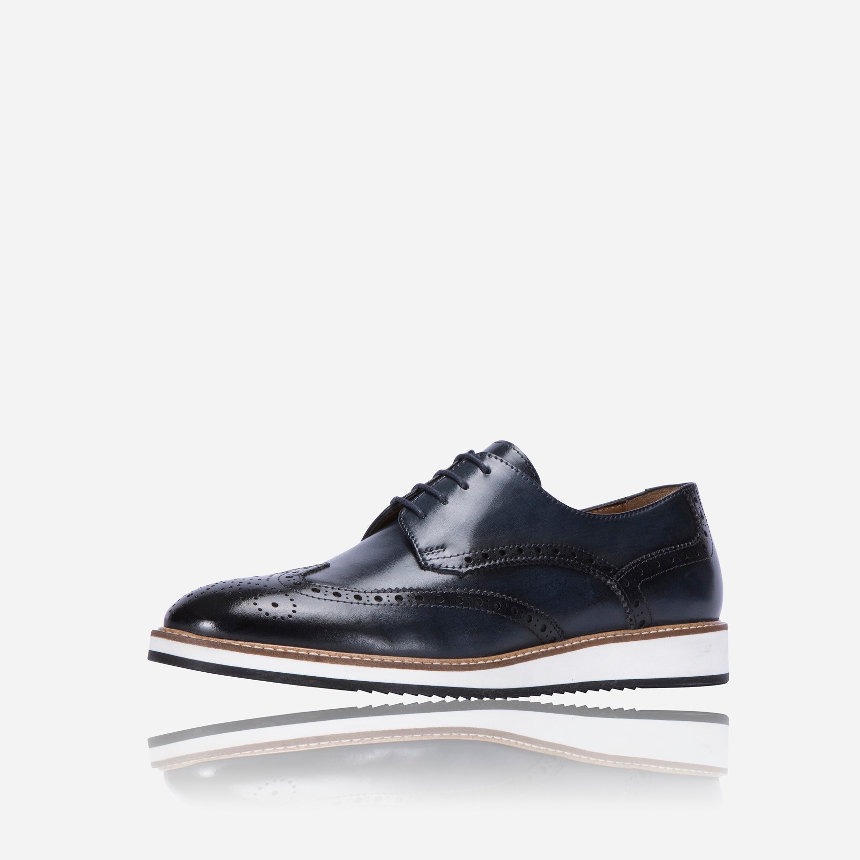 Lace up Comfort Brogue, Navy - Jekyll and Hide SA