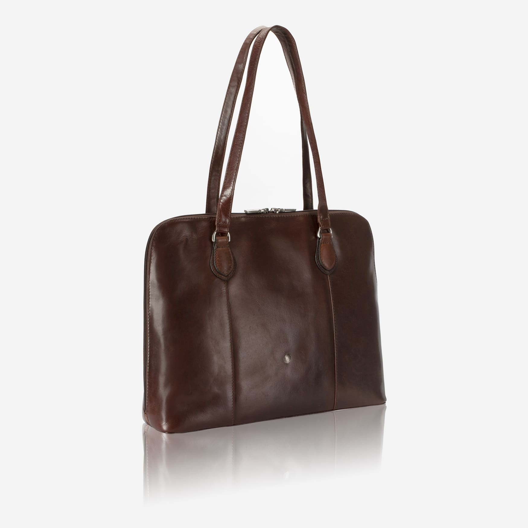 Ladies Laptop Handbag, Tobacco