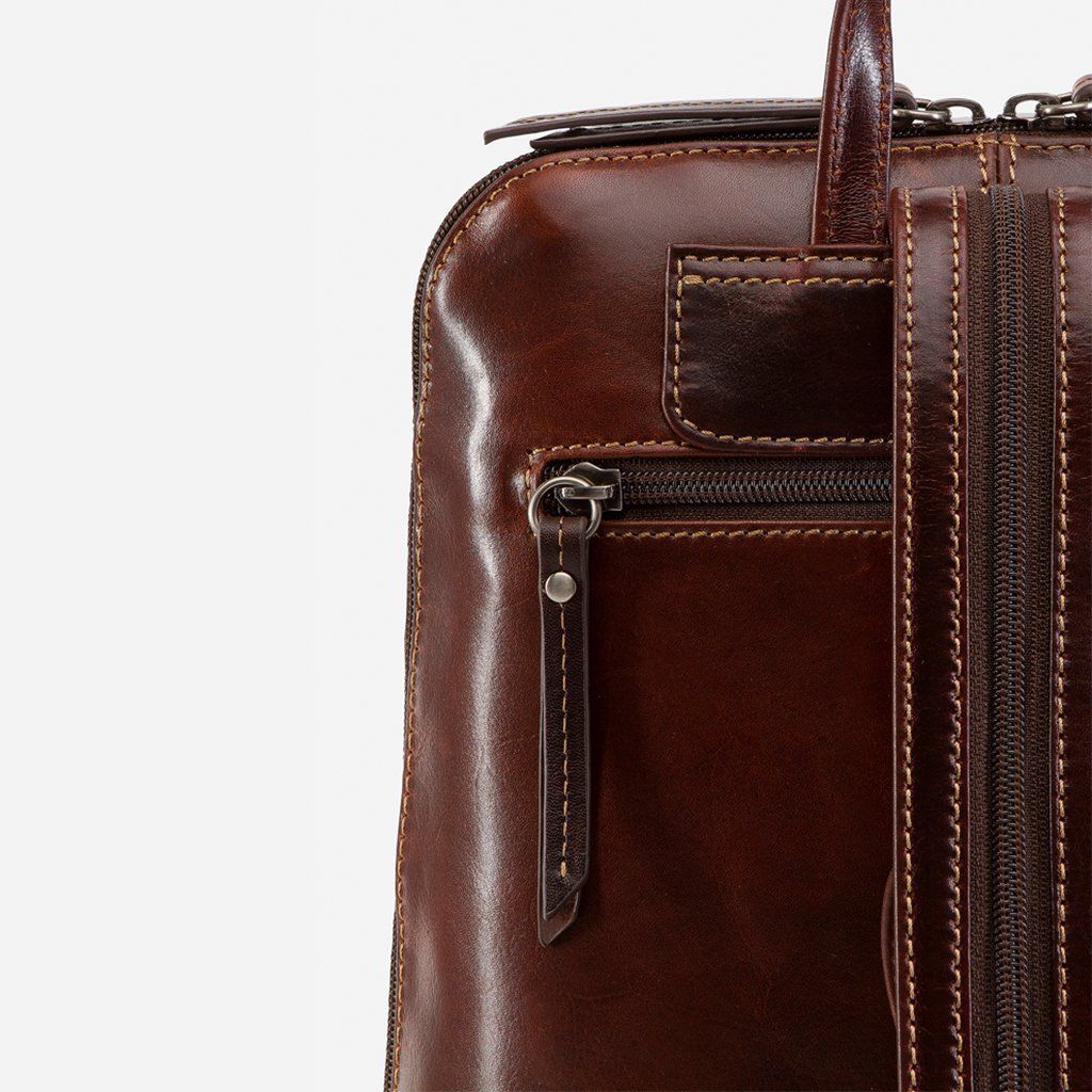 Ladies Slim Backpack, Tobacco,Backpacks,Jekyll & Hide,Tobacco, detailed view