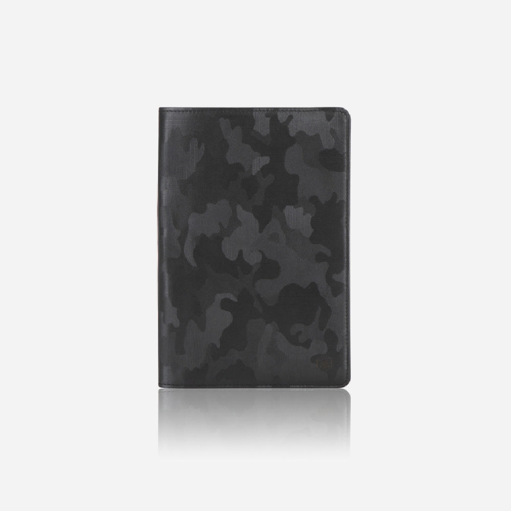 Leather A5 Notebook Cover,A5 leather cover,Jekyll & Hide,Camo Black,,