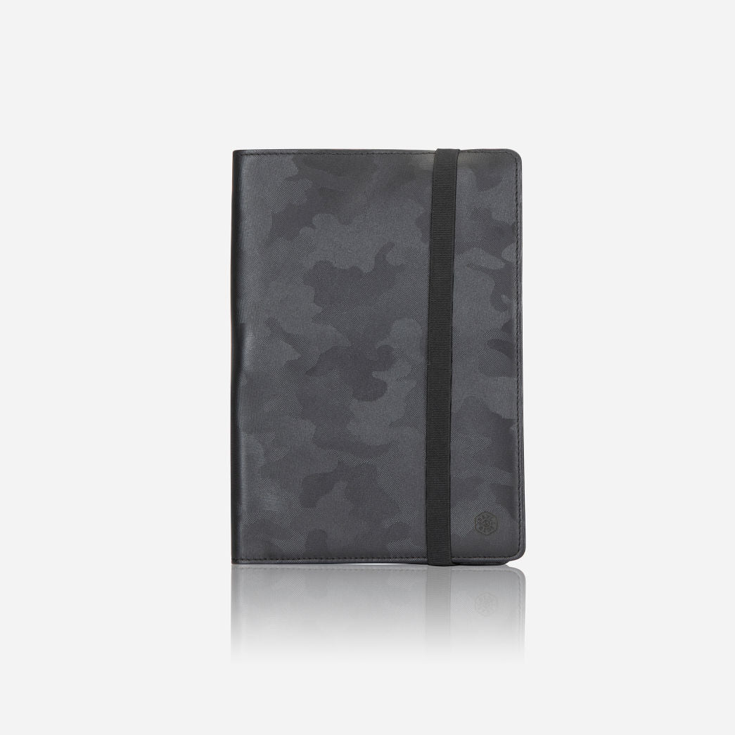 Leather A5 Notebook Cover,A5 leather cover,Jekyll & Hide,Camo Black,,