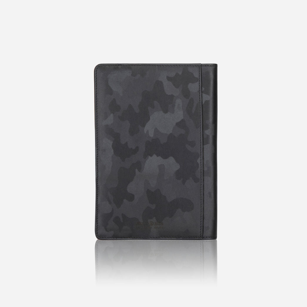 Leather A5 Notebook Cover,A5 leather cover,Jekyll & Hide,Camo Black,,