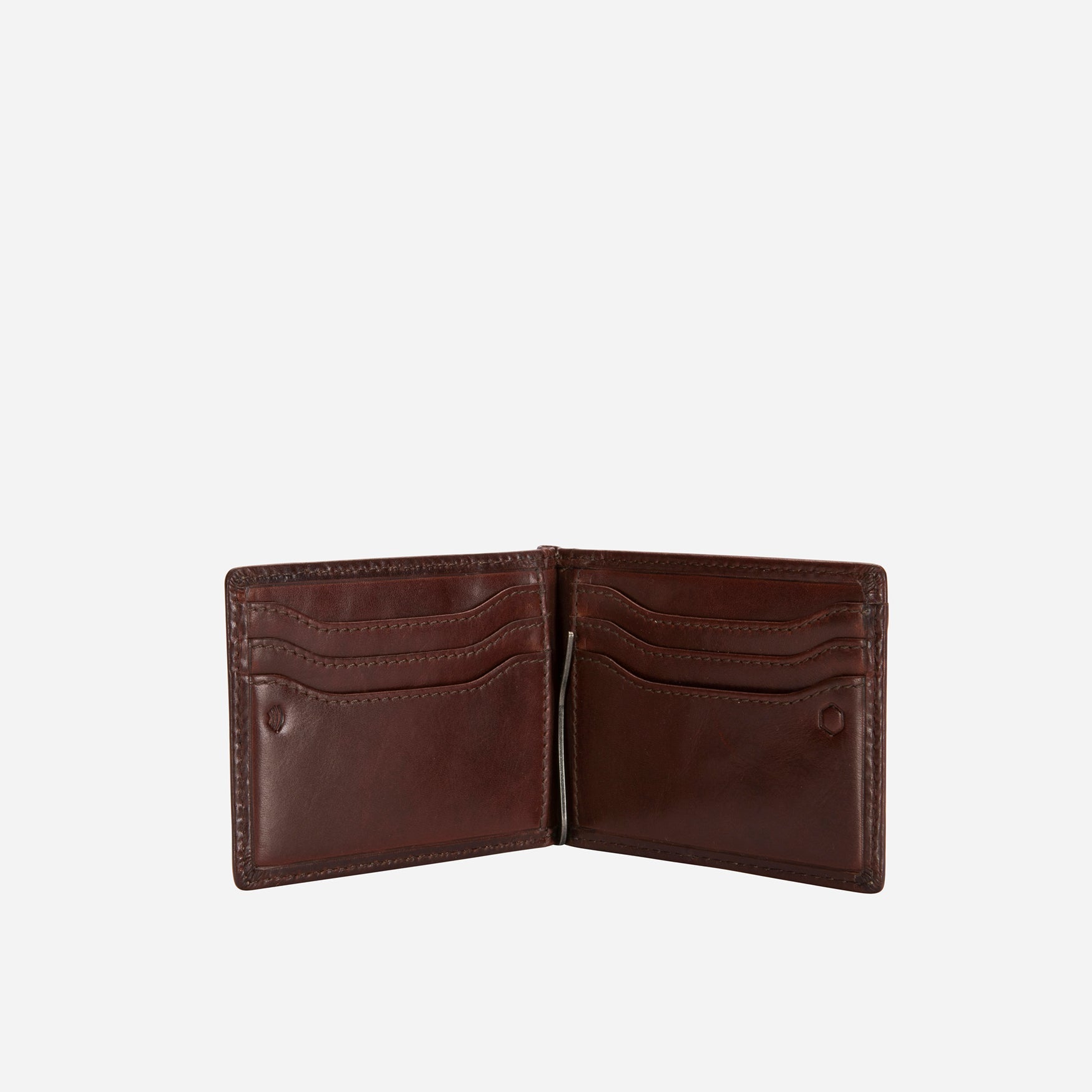 Leather Money Clip Wallet,Wallet,Jekyll & Hide,Mocha,,