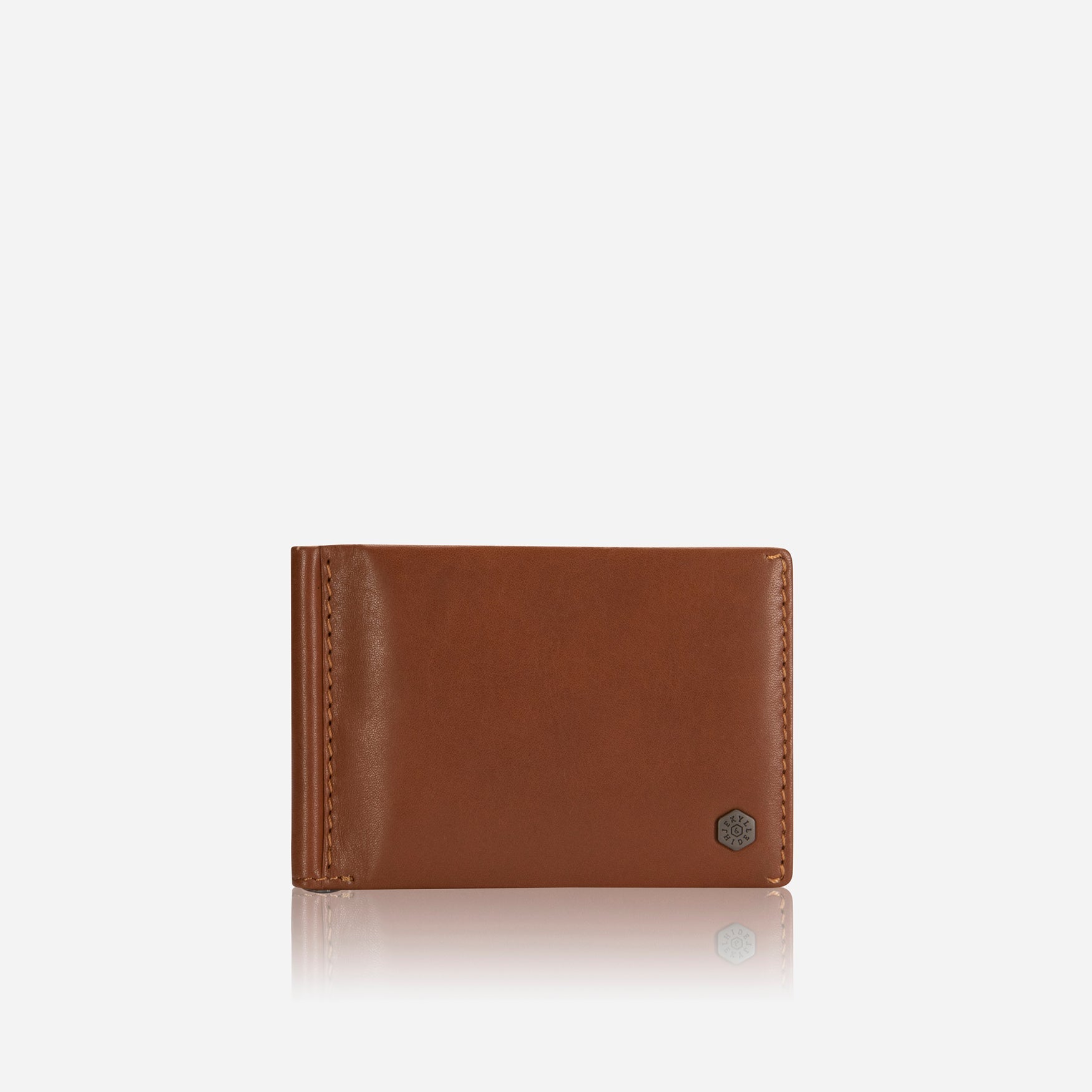 Leather Money Clip Wallet,Wallet,Jekyll & Hide,Tan,,