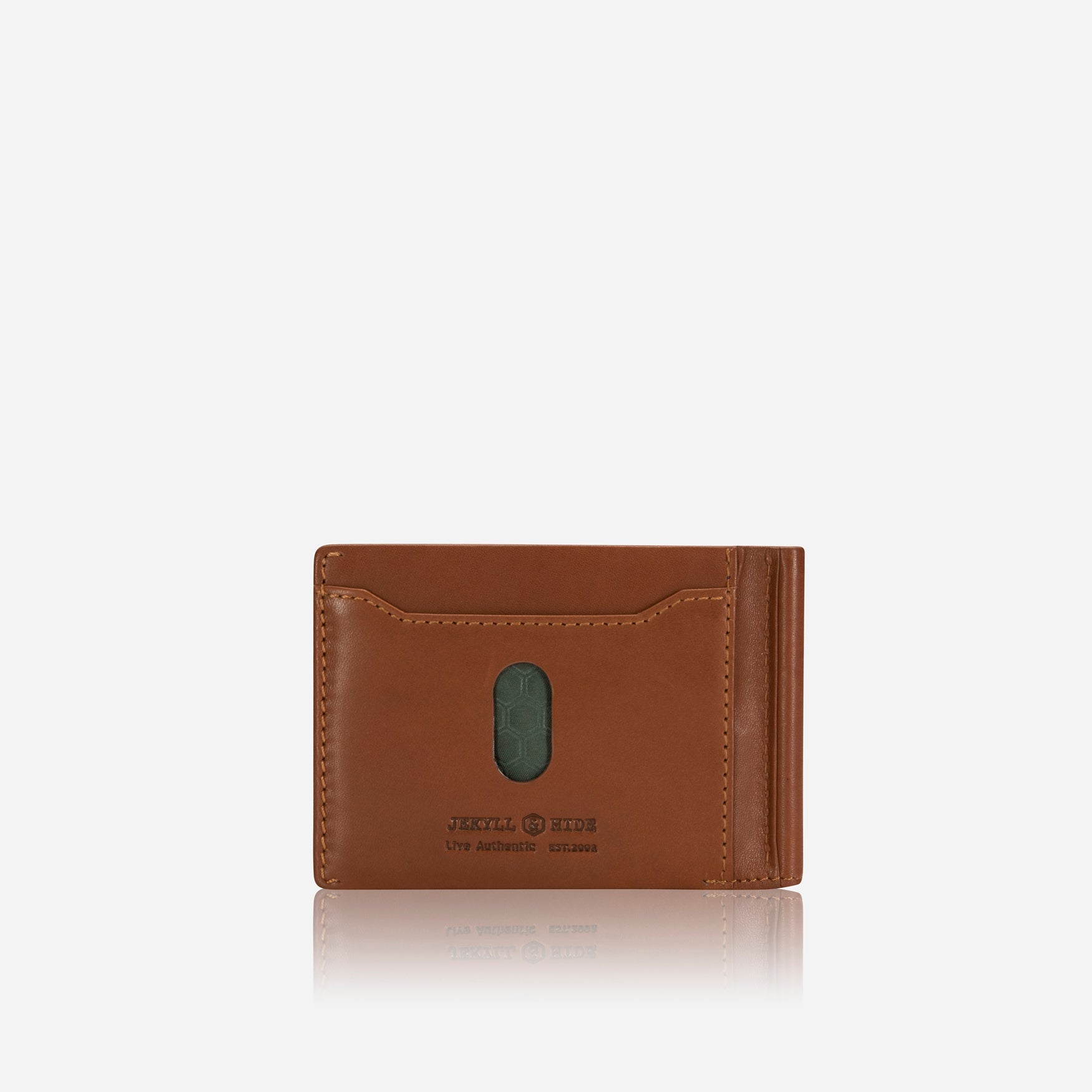 Leather Money Clip Wallet,Wallet,Jekyll & Hide,Tan,,