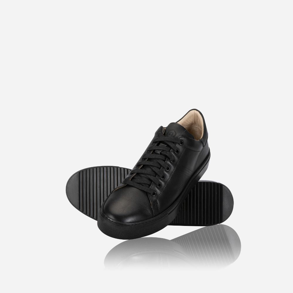 Leather Sneaker, Black,Shoe,Jekyll & Hide,Black,8,