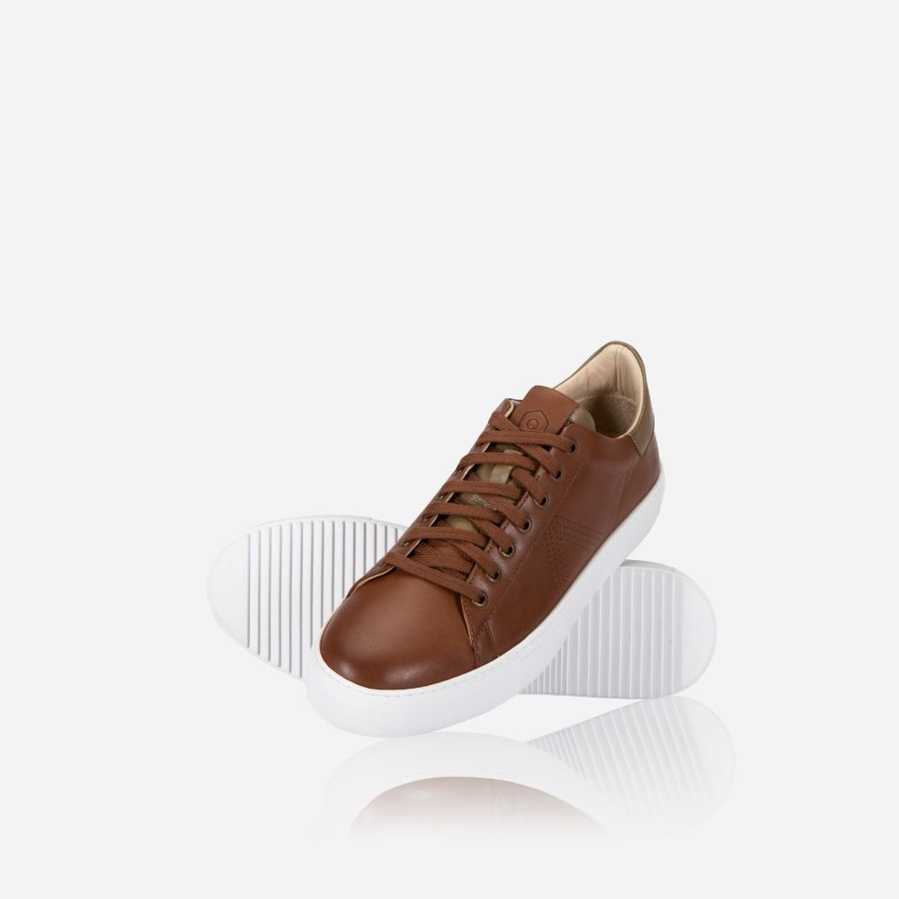 Leather Sneaker, Tan,Shoe,Jekyll & Hide,Tan,8,