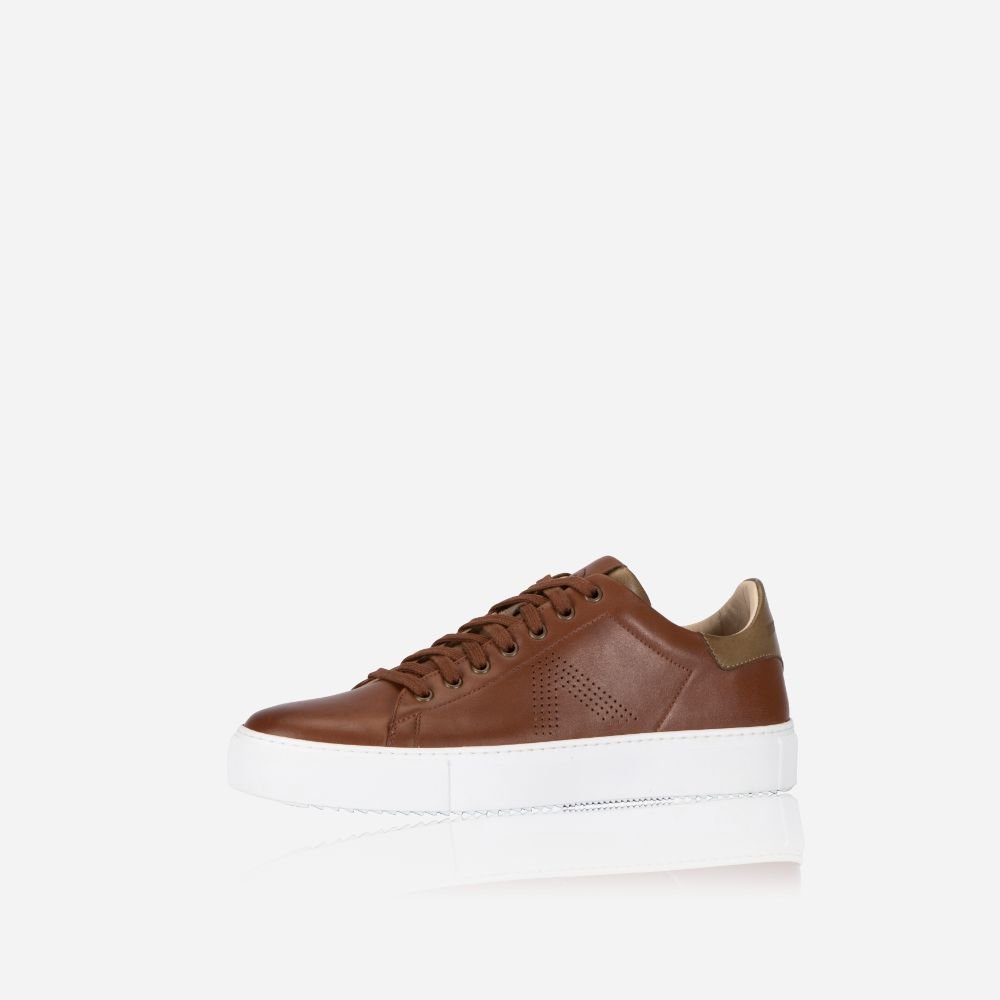 Leather Sneaker, Tan,Shoe,Jekyll & Hide,Tan,8,