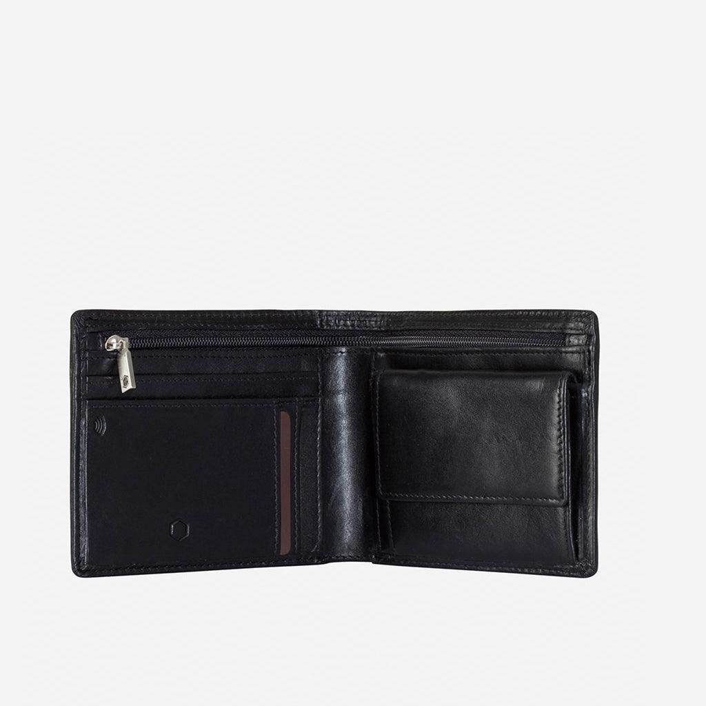 Medium Bifold Wallet With Coin,Wallet,Jekyll & Hide,Black,,