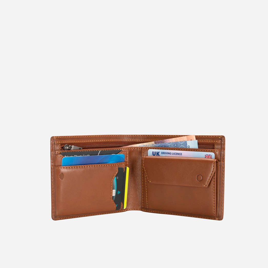 Medium Bifold Wallet With Coin,Wallet,Jekyll & Hide,Tan,,