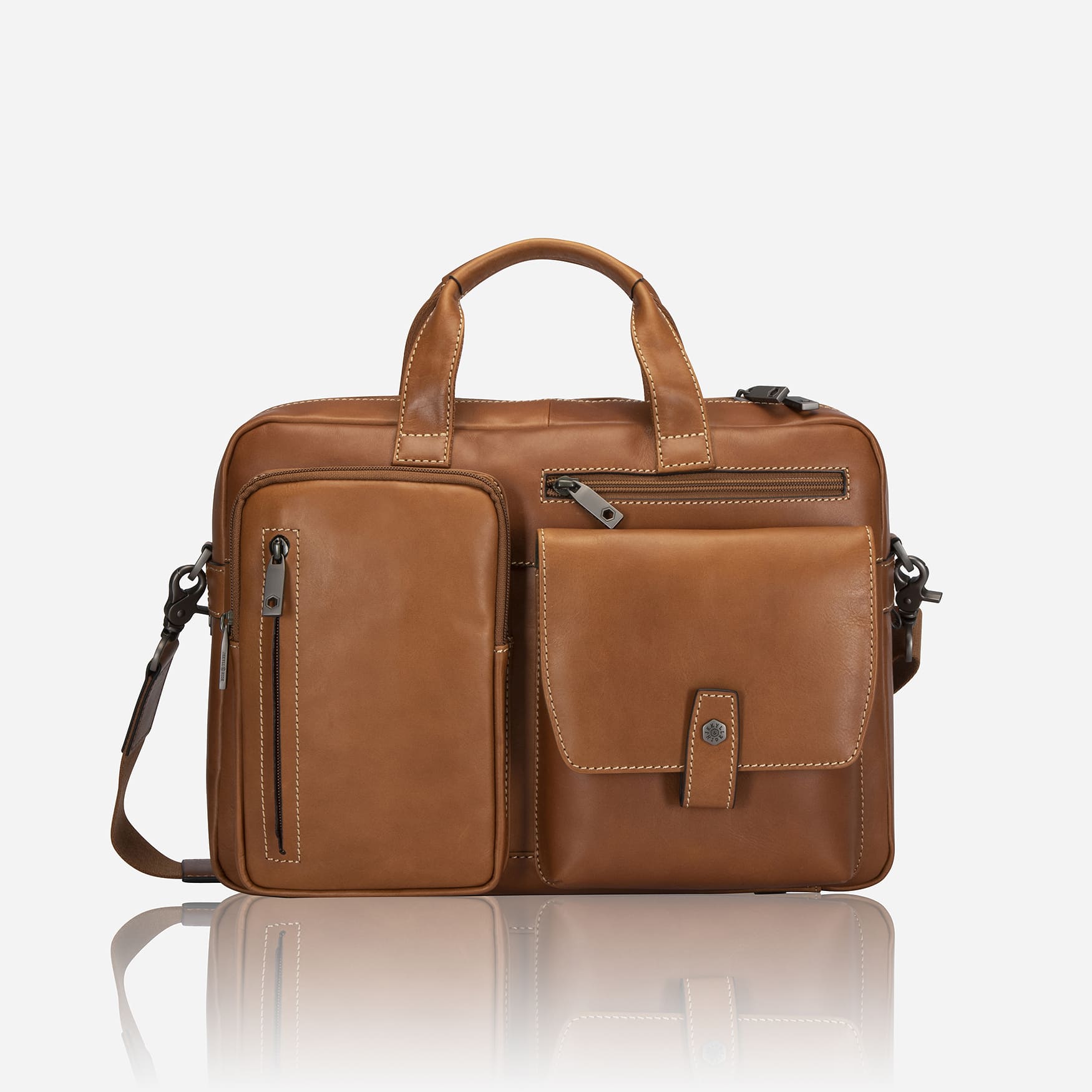 Medium Laptop Briefcase,Briefcases,Jekyll & Hide,Colt,,