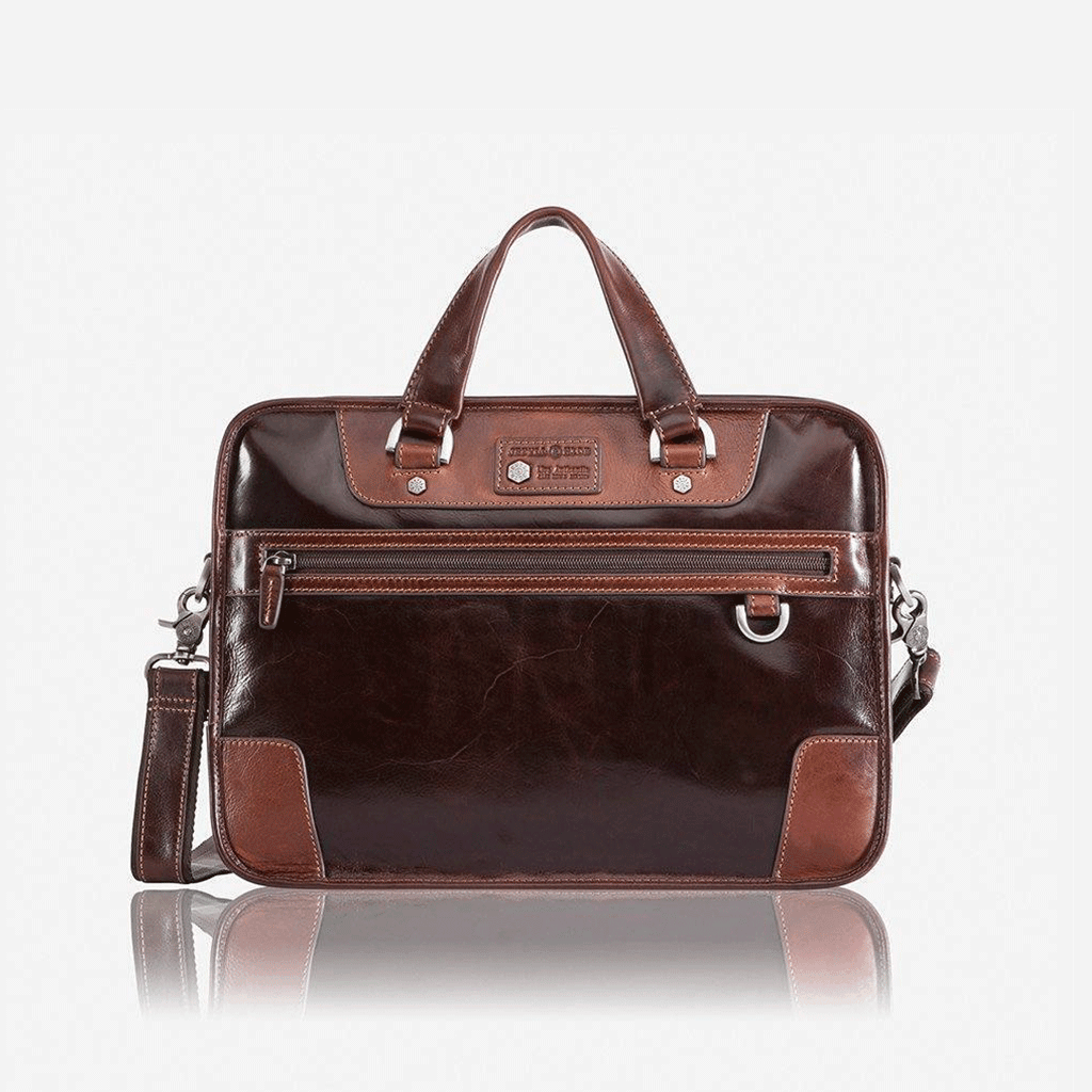 Medium Laptop Briefcase,Briefcases,Jekyll & Hide,Tobacco,,