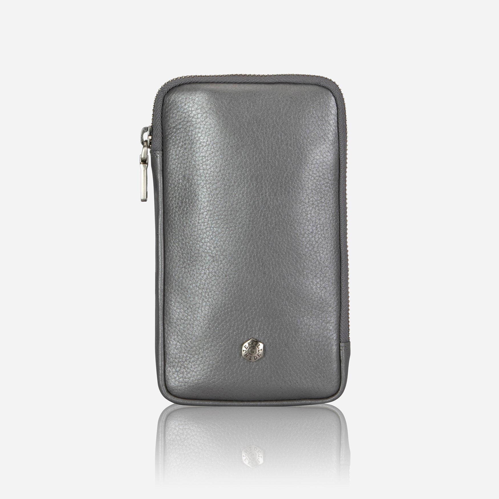 Mobile Phone Pouch With Strap,Sling bag,Jekyll & Hide,Metallic Silver,,