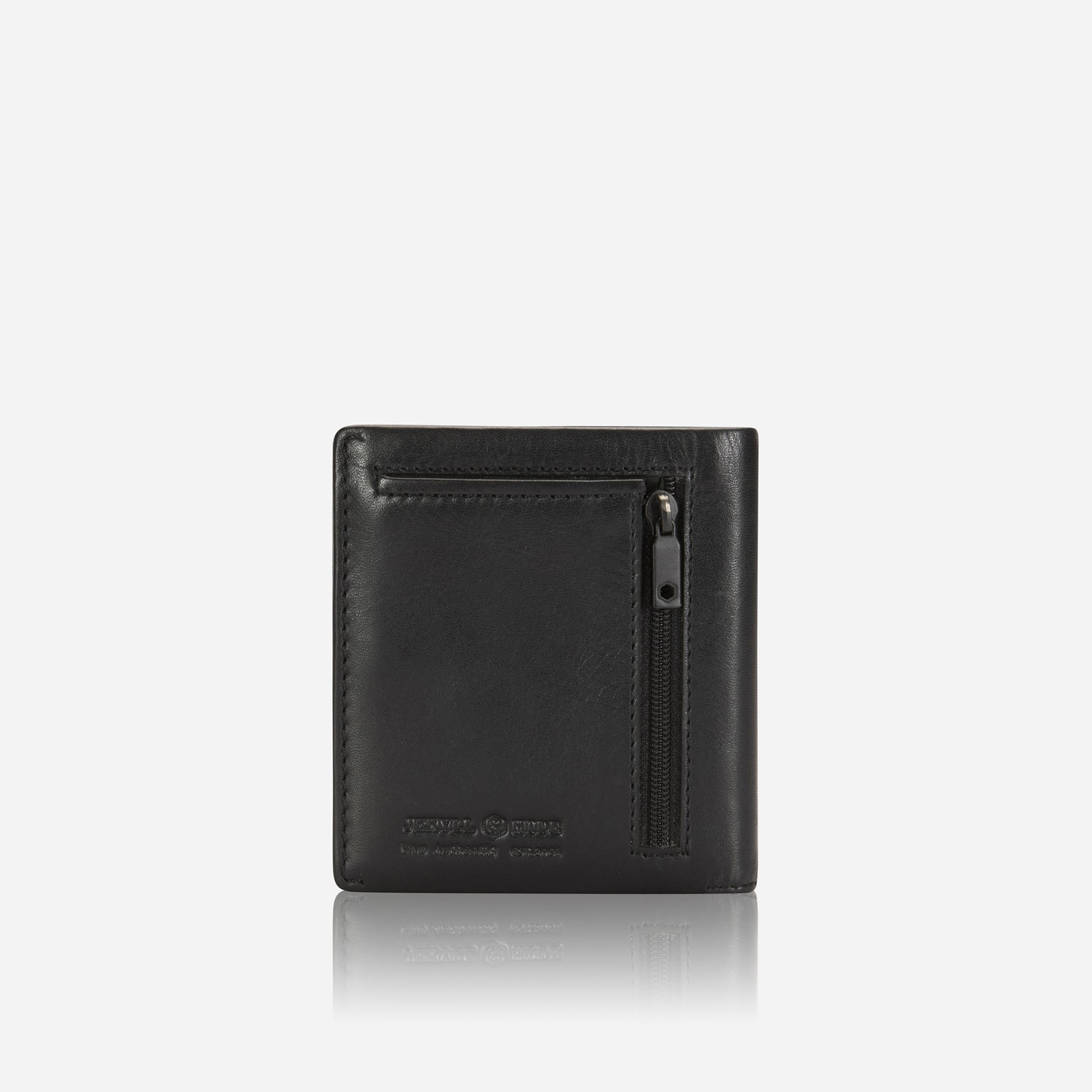 Slim Bifold Card Holder With Coin,Wallet,Jekyll & Hide,Black,,