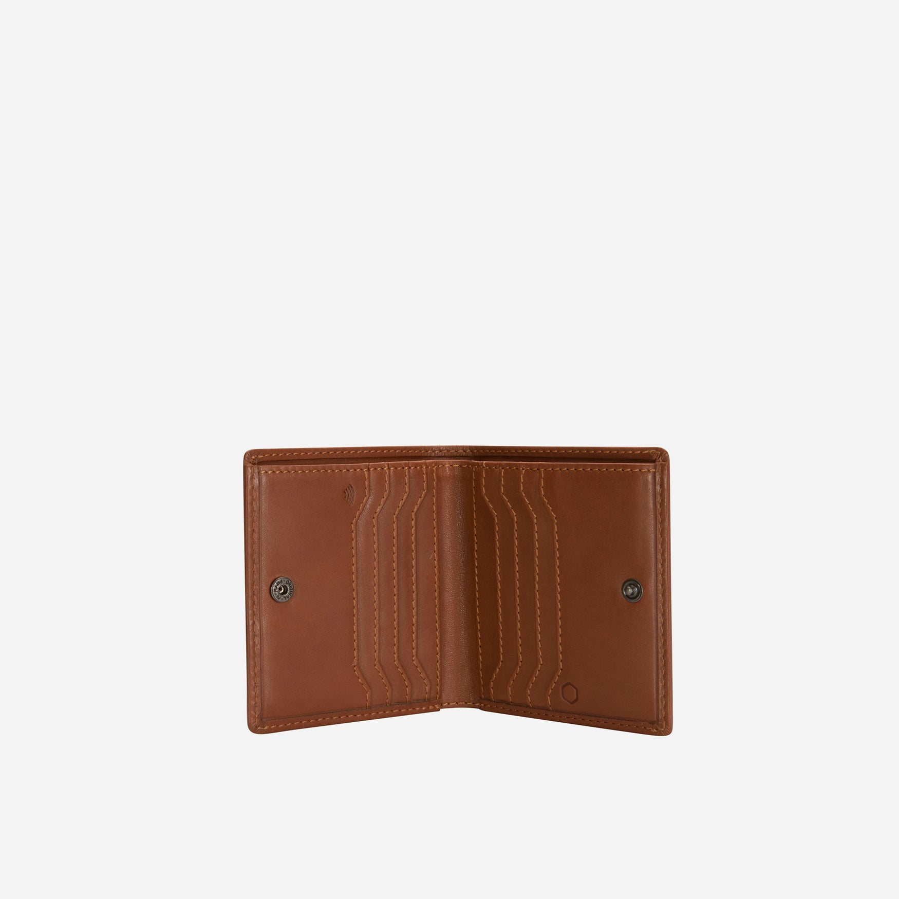 Slim Bifold Card Holder With Coin,Wallet,Jekyll & Hide,Tan,,