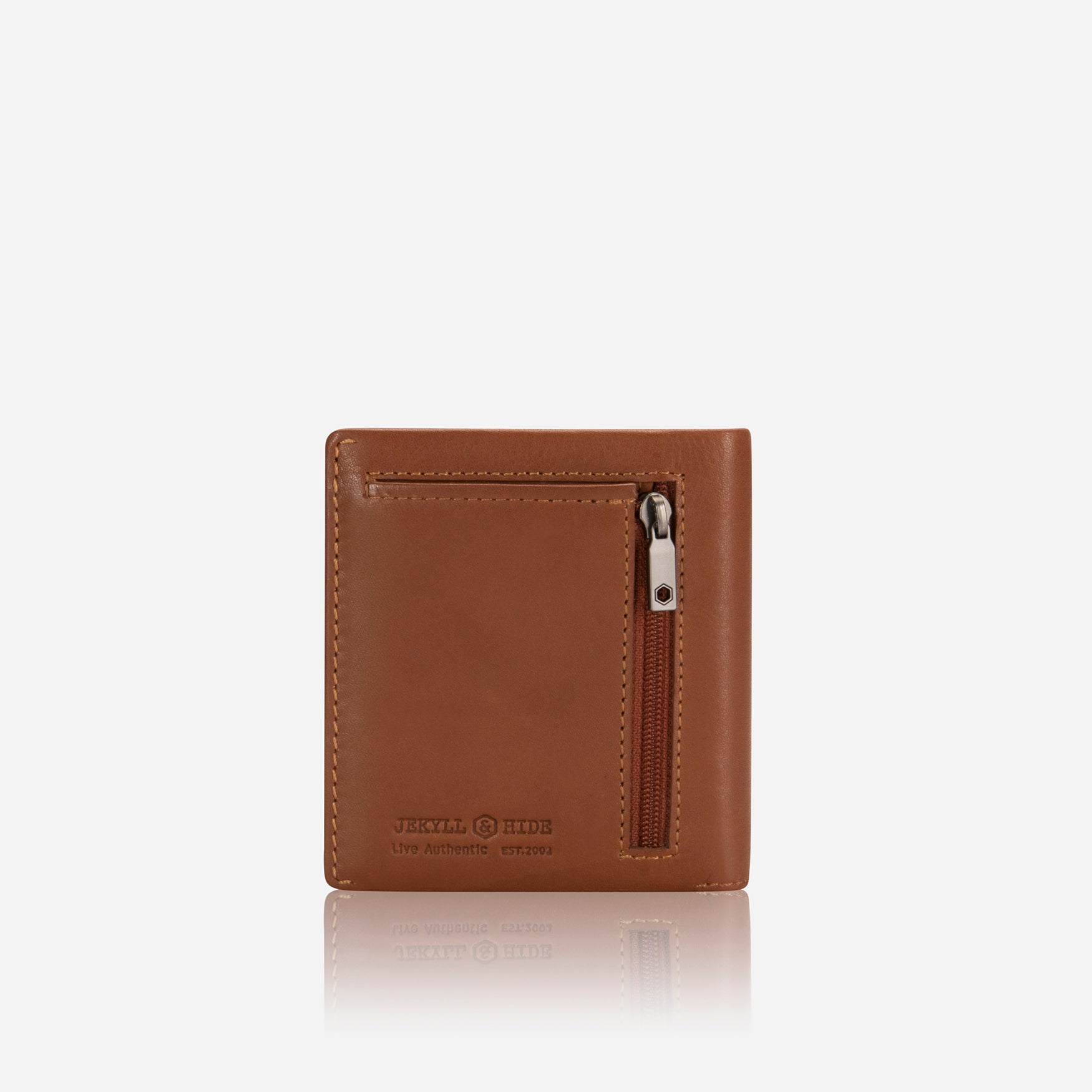 Slim Bifold Card Holder With Coin,Wallet,Jekyll & Hide,Tan,,