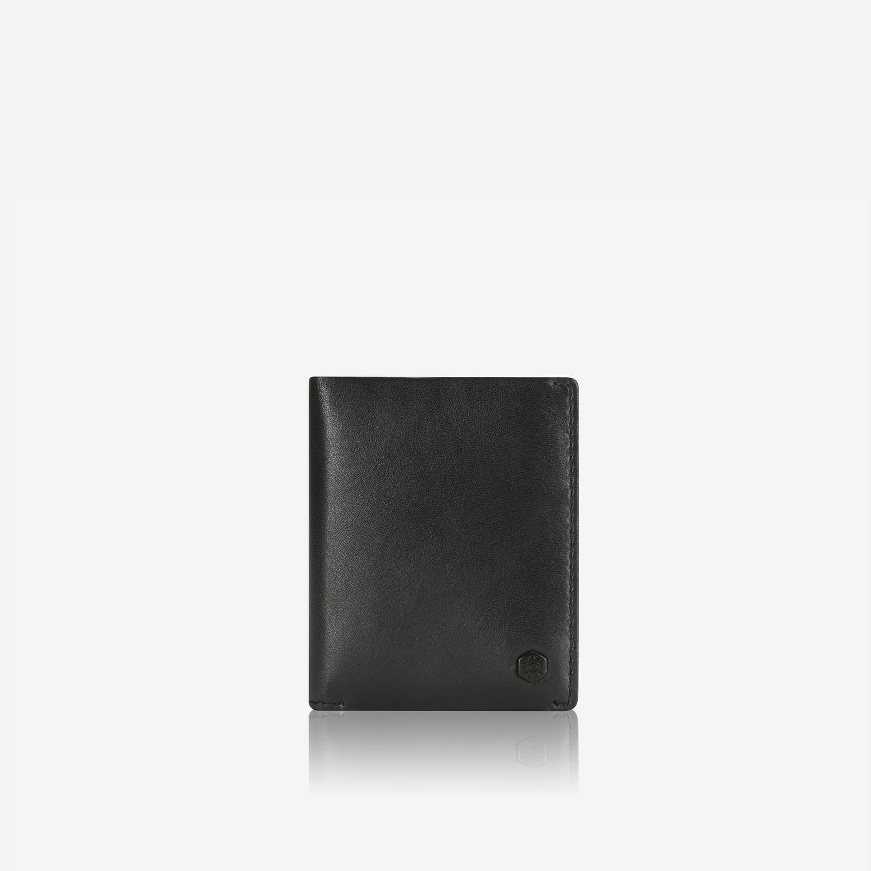 Slim Bifold Card Holder,Wallet,Jekyll & Hide,Black, front view