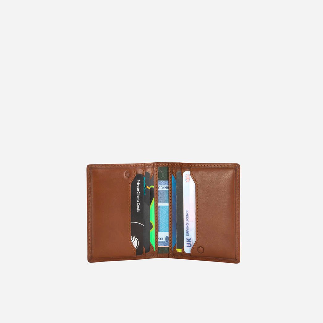 Slim Bifold Card Holder,Wallet,Jekyll & Hide,Tan,,