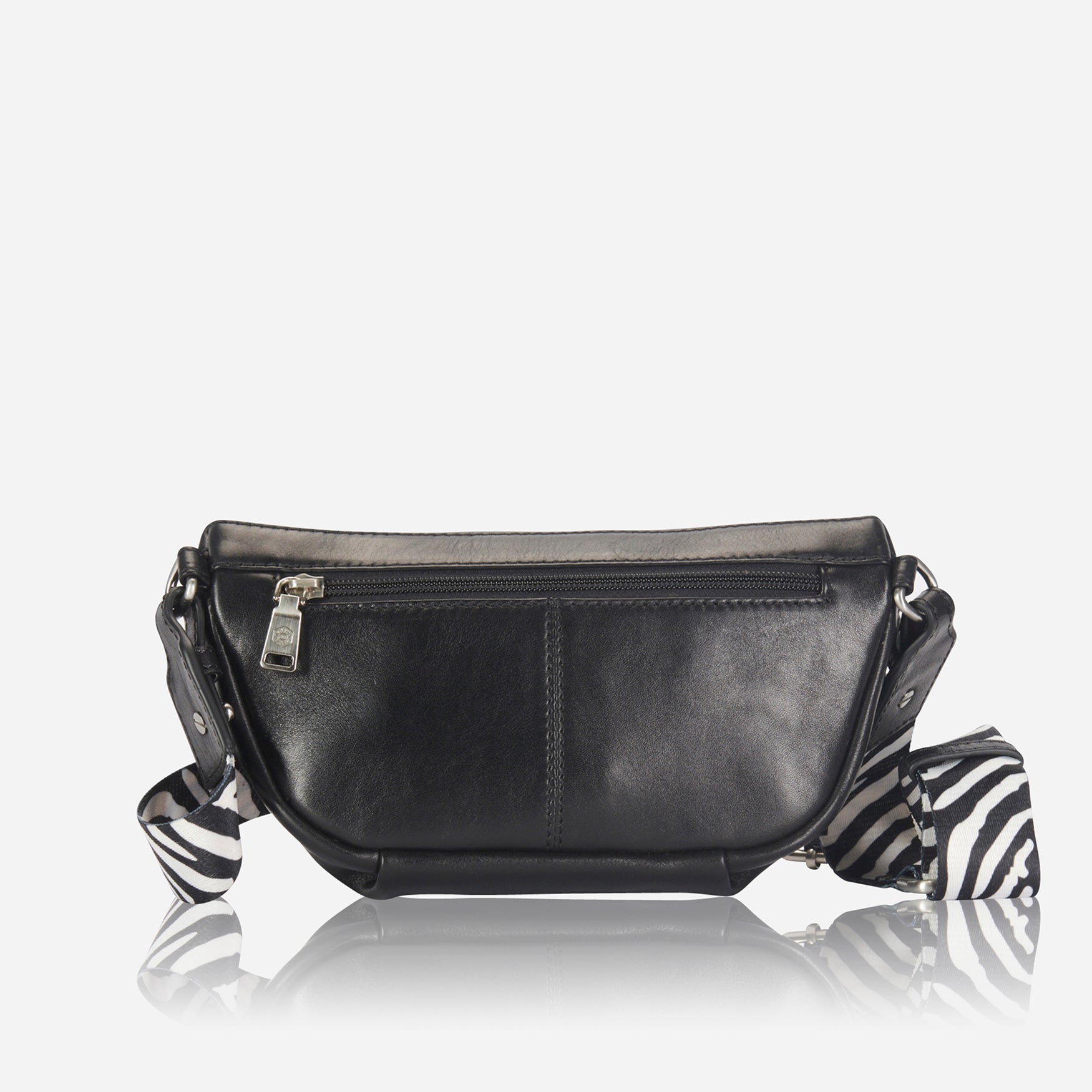 Slim Ladies Leather Waist Bag,Waistbag,Jekyll & Hide,Black,,