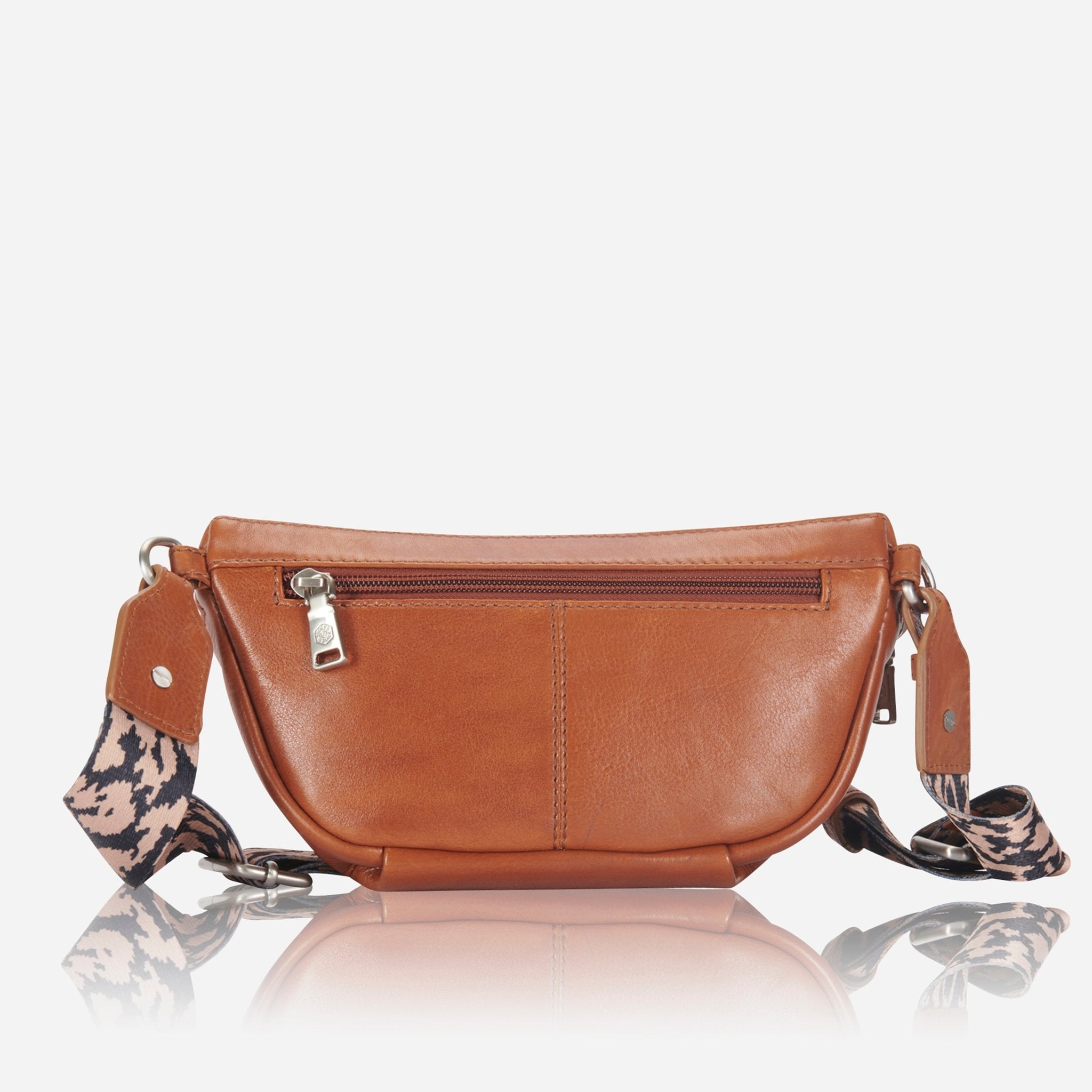 Slim Ladies Leather Waist Bag,Waistbag,Jekyll & Hide,Tan,,