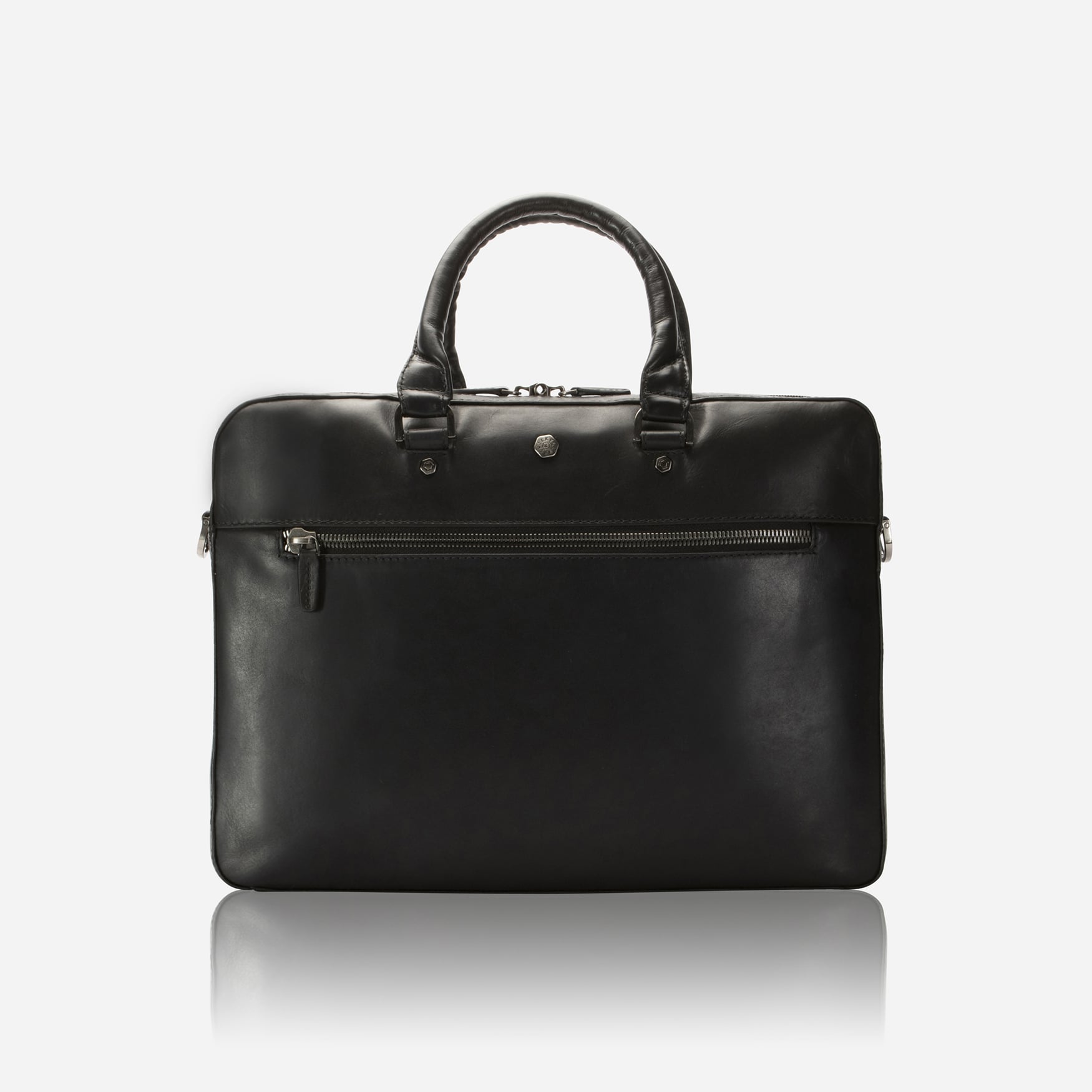 Slim Zip Top Briefcase,Briefcases,Jekyll & Hide,Black,,