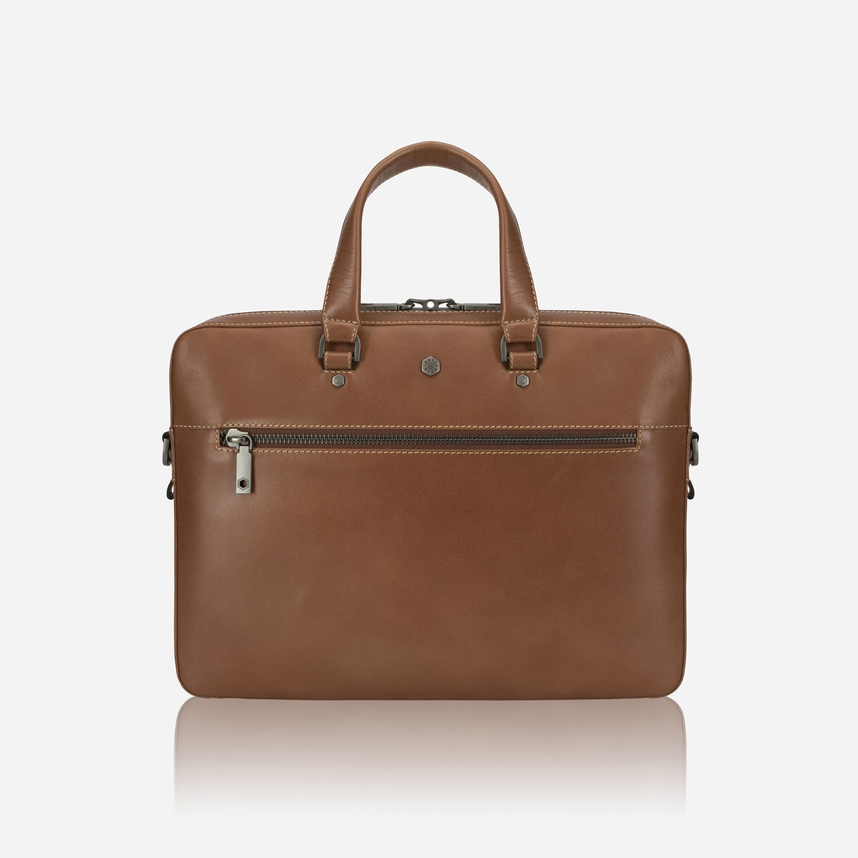 Slim Zip Top Briefcase,Briefcases,Jekyll & Hide,Colt,,